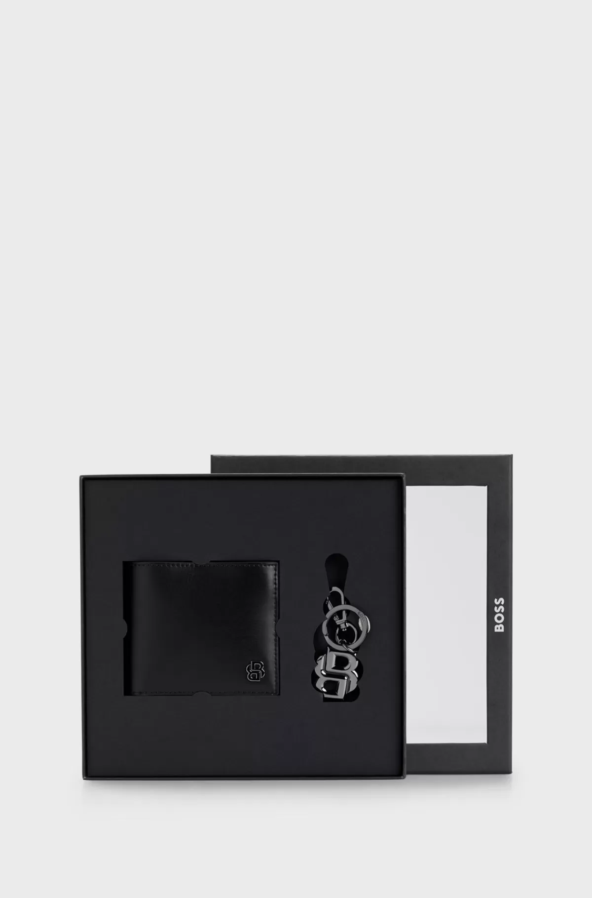 HUGO BOSS Accessorygavesæt Med Dobbelt B-monogrammer Sort Best