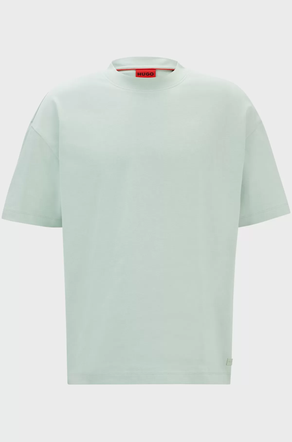 HUGO BOSS All-gender T-shirt Med Oversize Fit I Bomuld Og Med Logomærkat Lysegrøn Discount