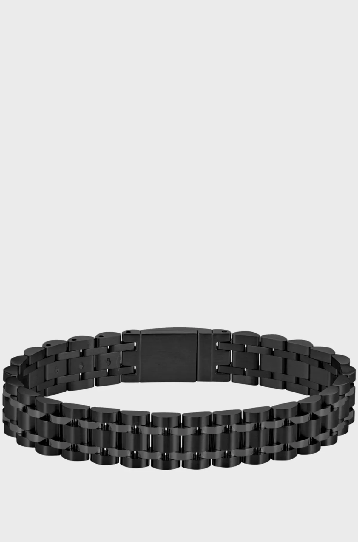 HUGO BOSS Armbånd I Stort Stål Med Magnetisk Logolås Sort Best
