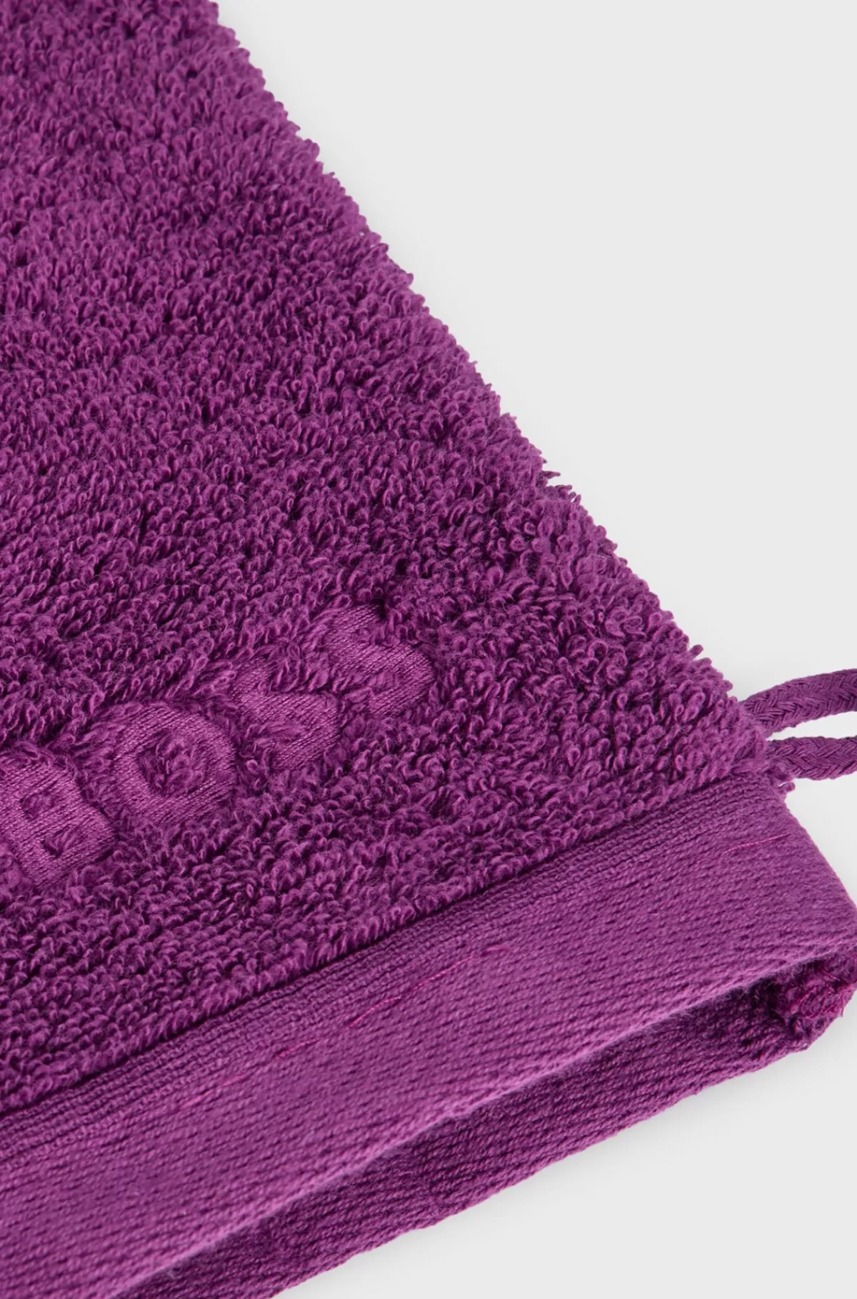 HUGO BOSS Badehandske Med Logo I ægæisk Bomuld Lilla Fashion