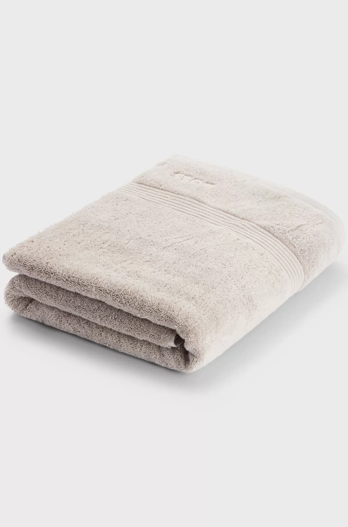 HUGO BOSS Beige Badelagen I ægæisk Bomuld Med Tone-i-tone Logo Lys beige Best