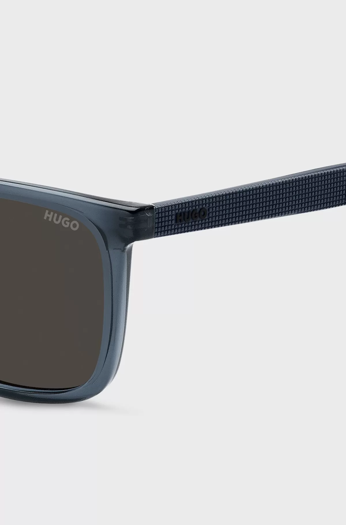 HUGO BOSS Solbriller Med Teksturerede Brilleglas Blå Clearance