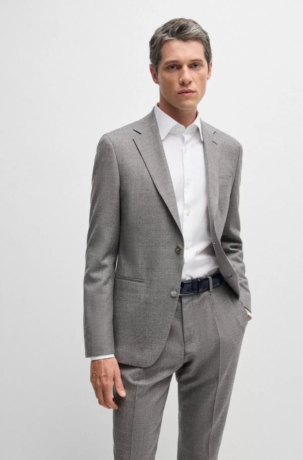 HUGO BOSS Bælte I Italiensk Patentlæder Med Logospænde Sort Flash Sale