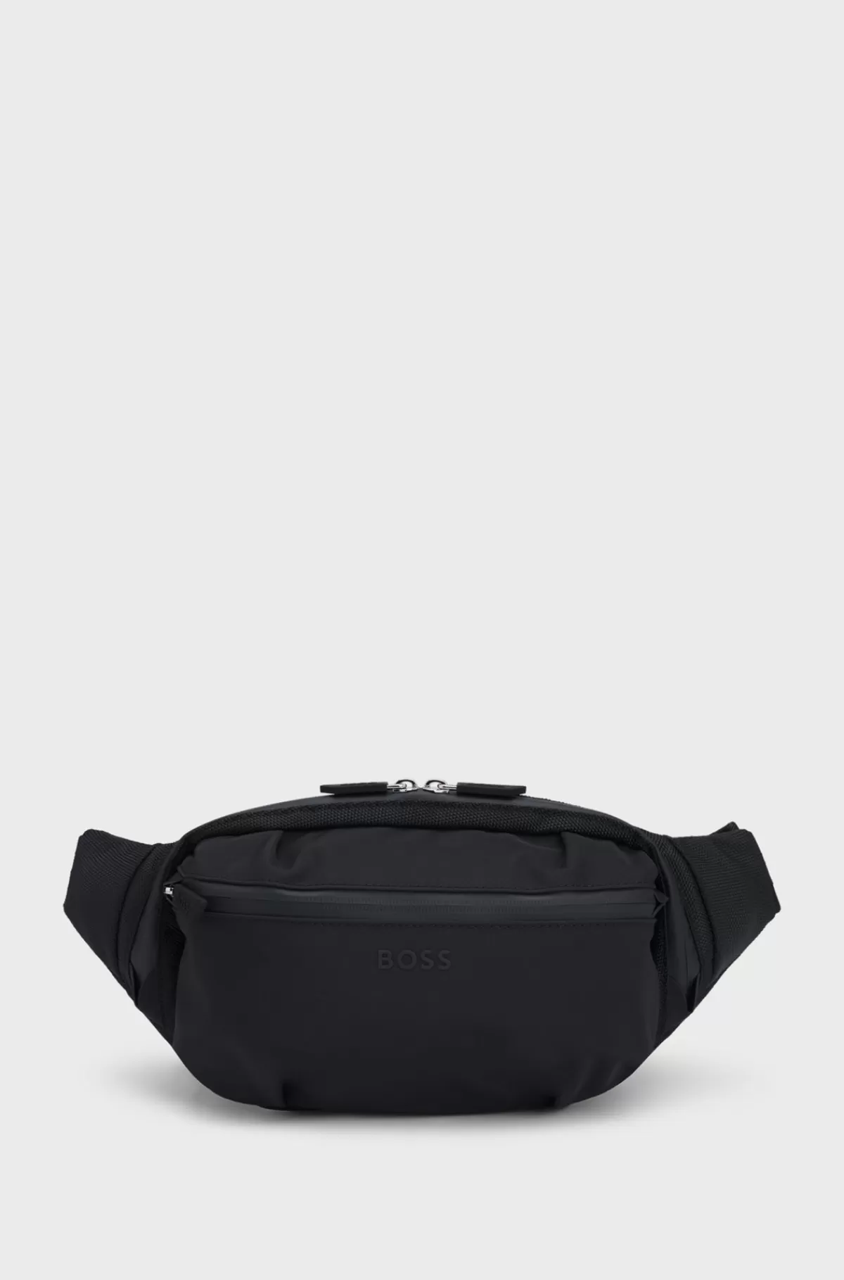 HUGO BOSS Bæltetaske Med Håndtag Og Logodetalje Sort New