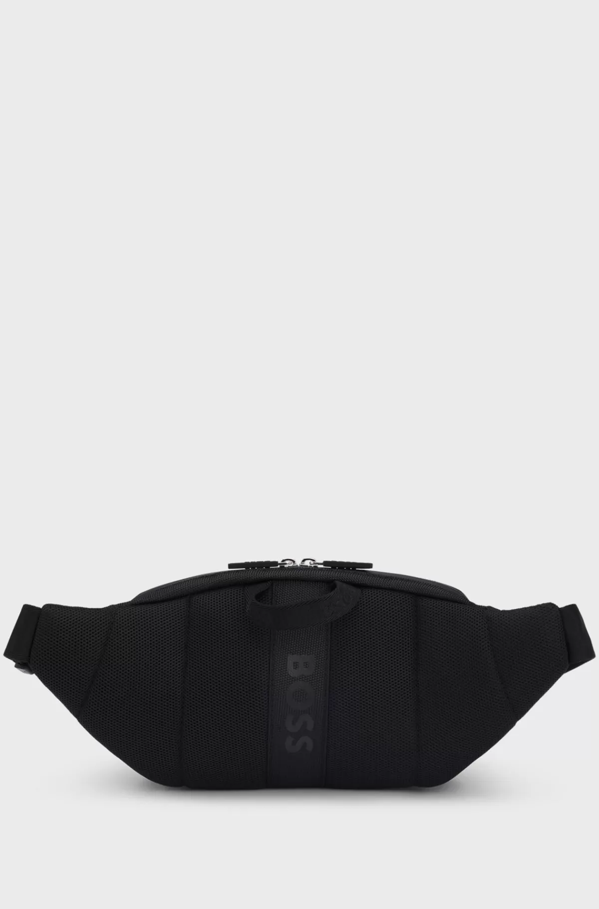 HUGO BOSS Bæltetaske Med Håndtag Og Logodetalje Sort New