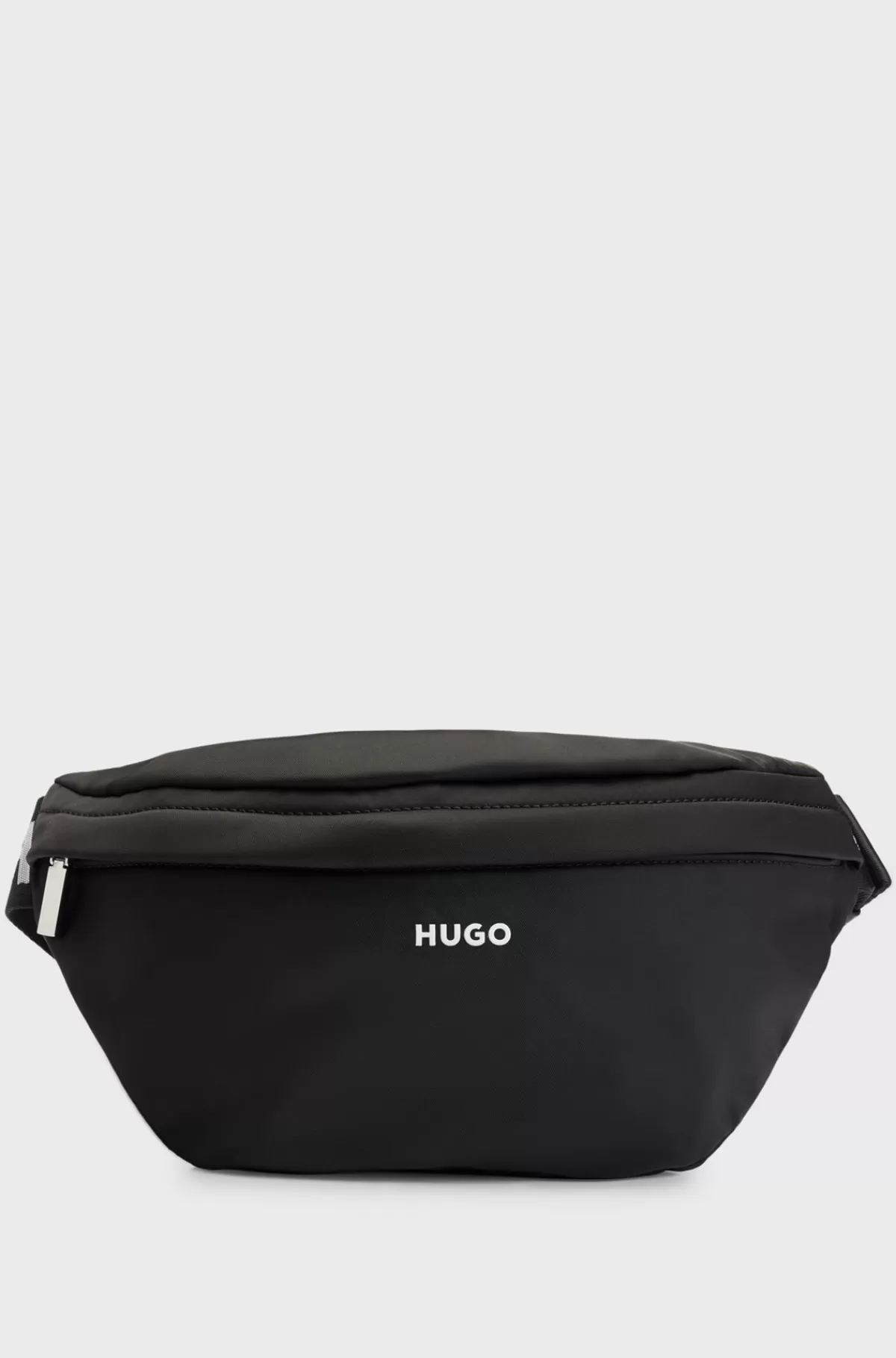 HUGO BOSS Bæltetaske Med Logorem Og Logobogstaver Sort Hot