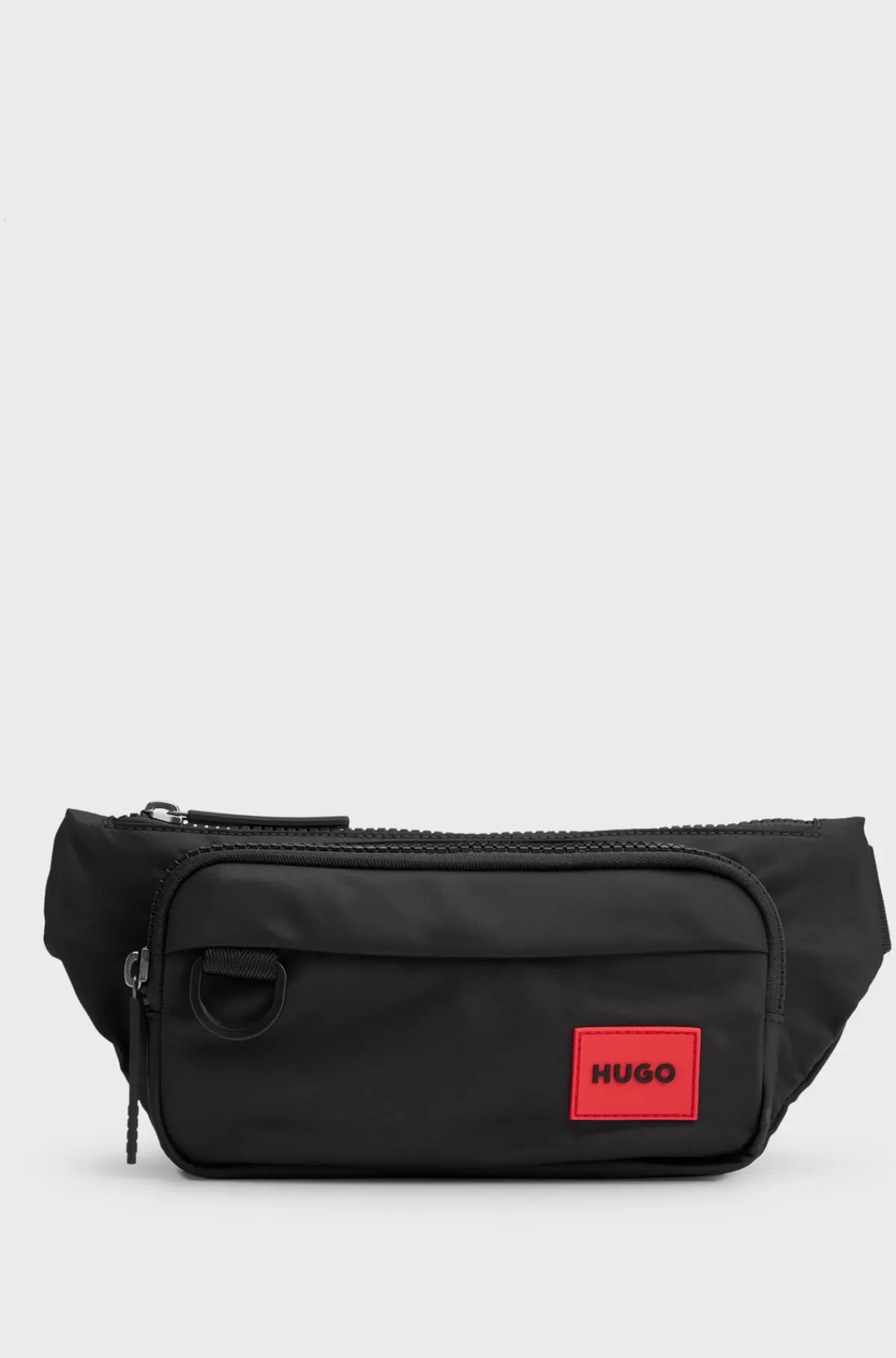 HUGO BOSS Bæltetaske Med Rødt Logomærke Sort Cheap