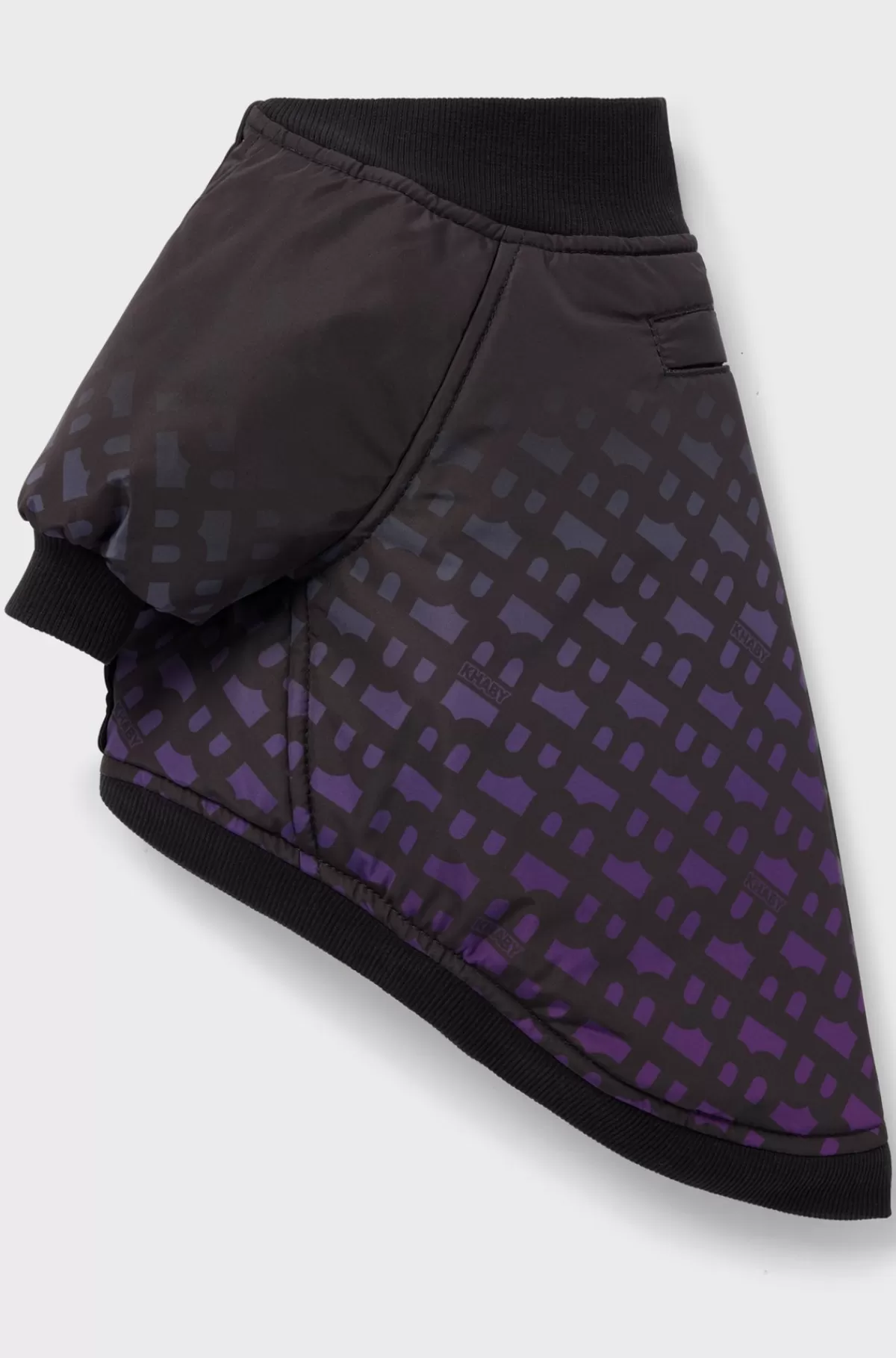 HUGO BOSS Bomberjakke Til Hunde Med Monogrammer I Aftagende Farve Sort Outlet