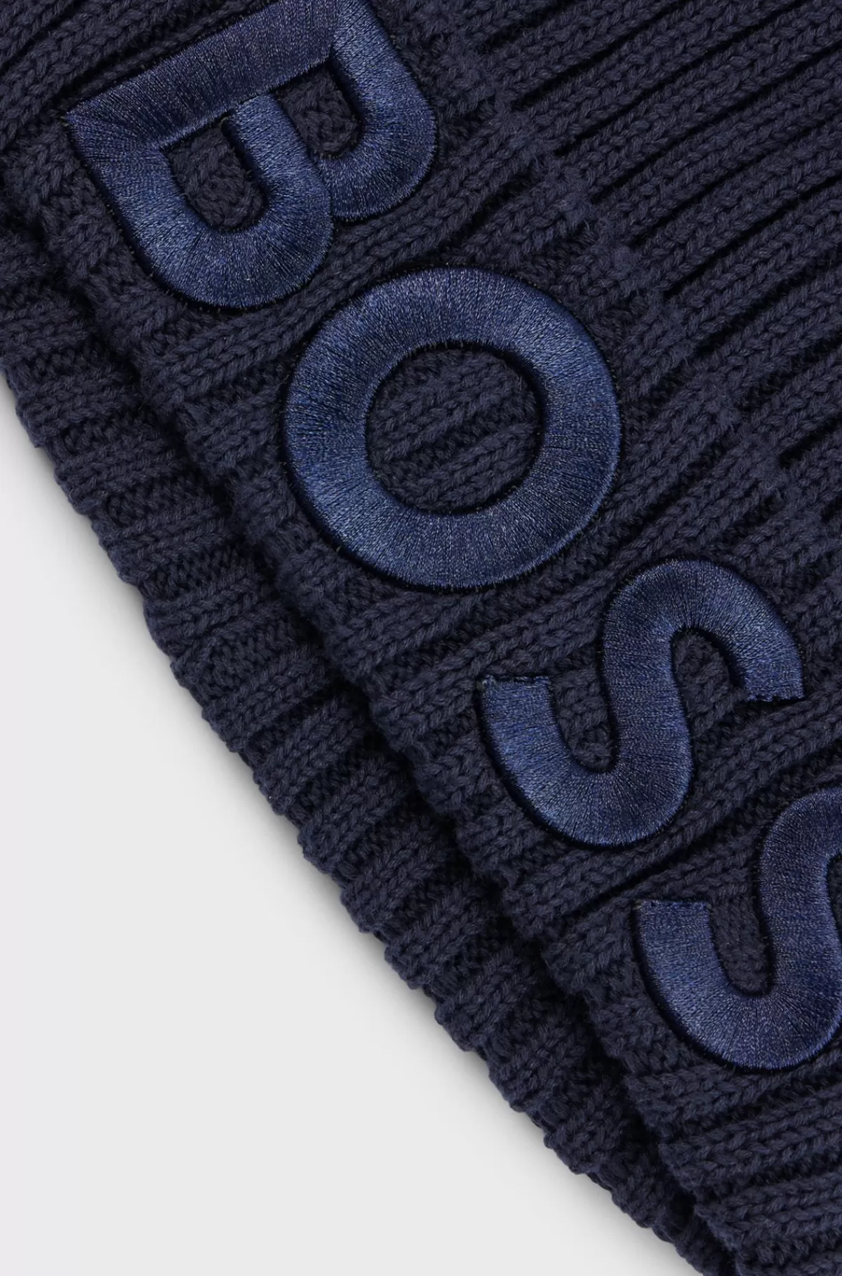 HUGO BOSS Bomuldshue Med Broderet 3D-logo Til Børn Mørkeblå Hot