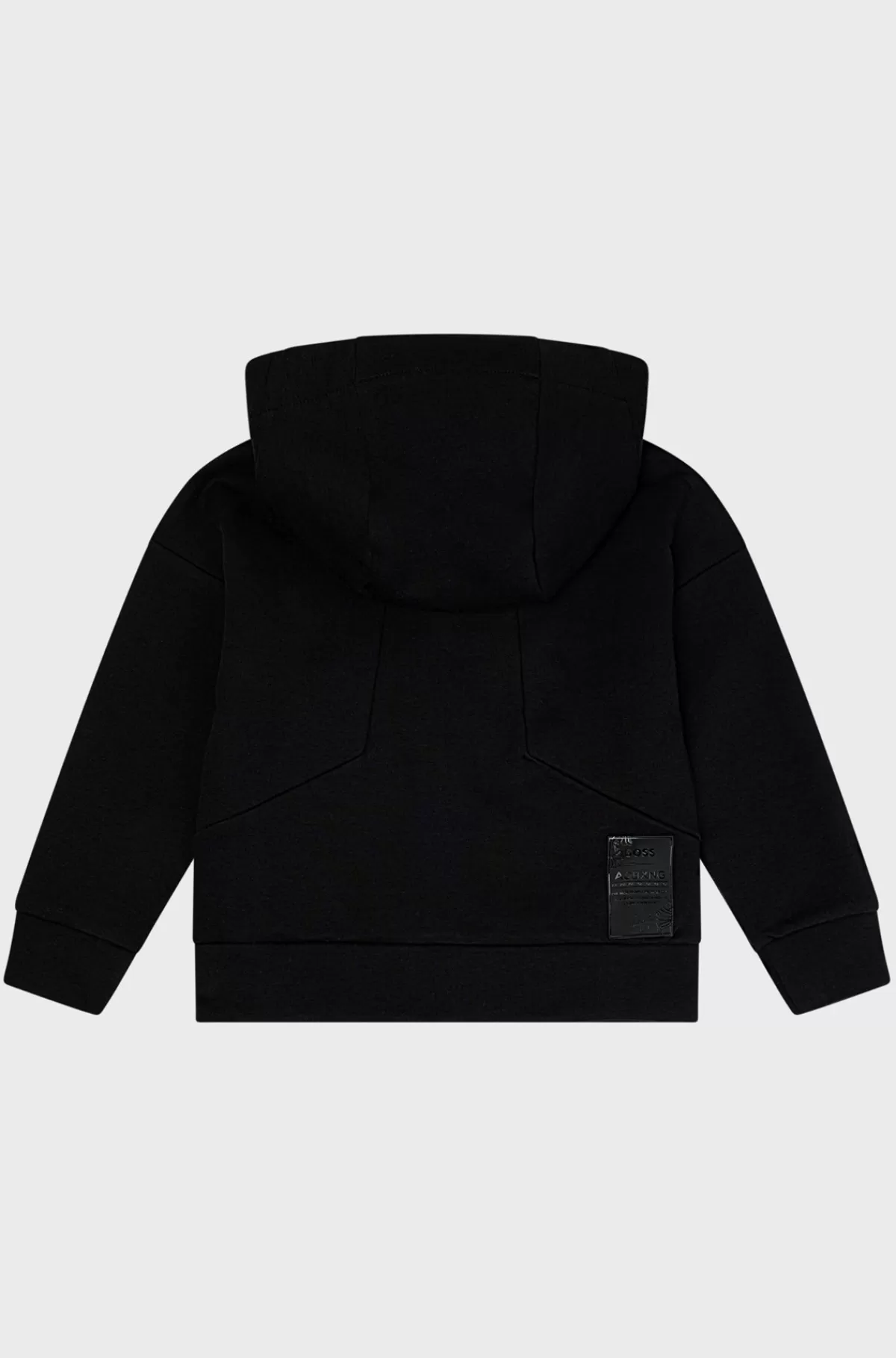 HUGO BOSS BOSS X AJBXNG En Jakke Til Drenge Med Hætte, Lynlås Og Logotryk Sort Cheap