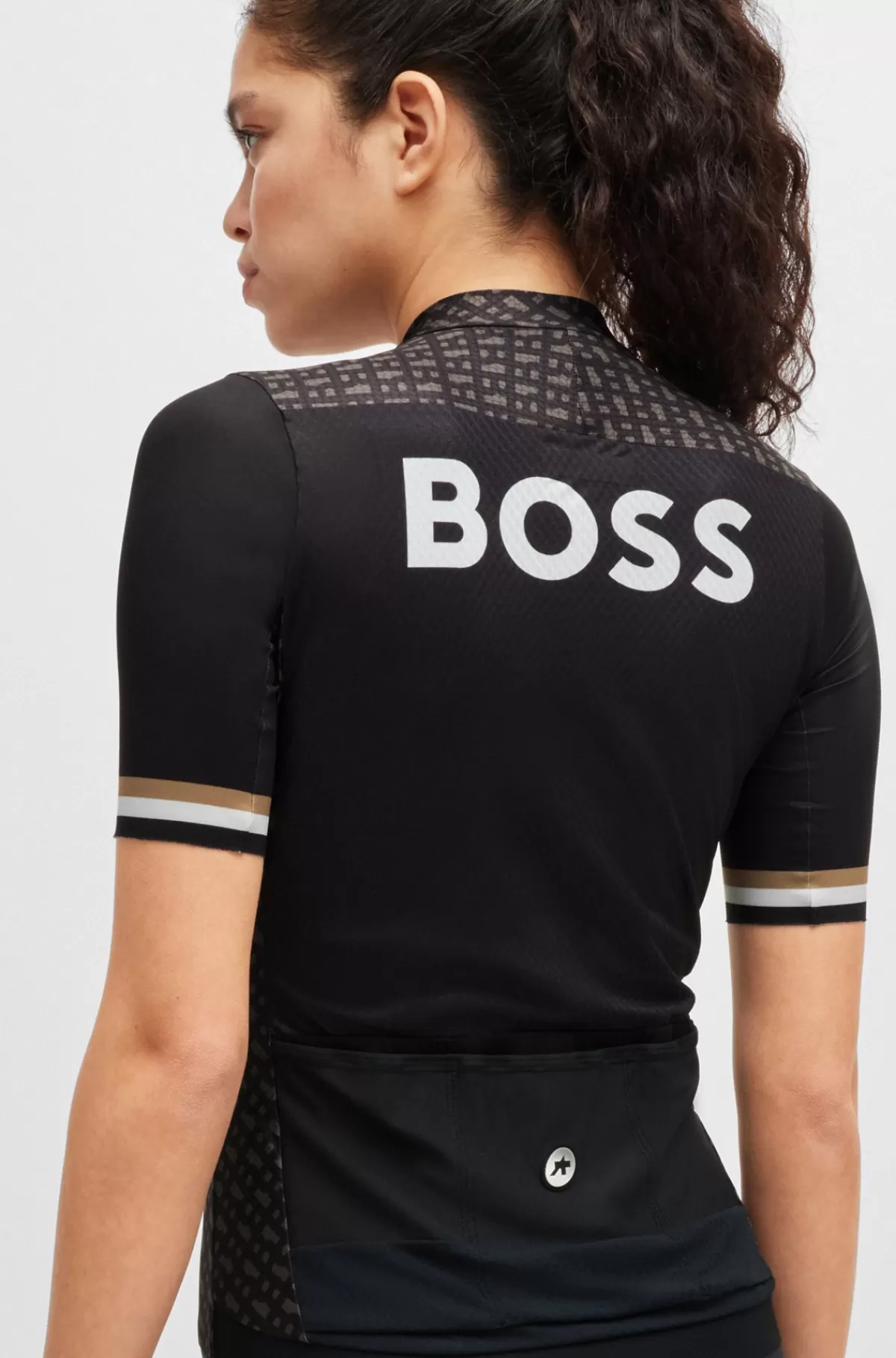 HUGO BOSS BOSS X ASSOS Træningstrøje Med Baglommer Med Stræk Til Sikker Opbevaring Af Småting Sort Clearance