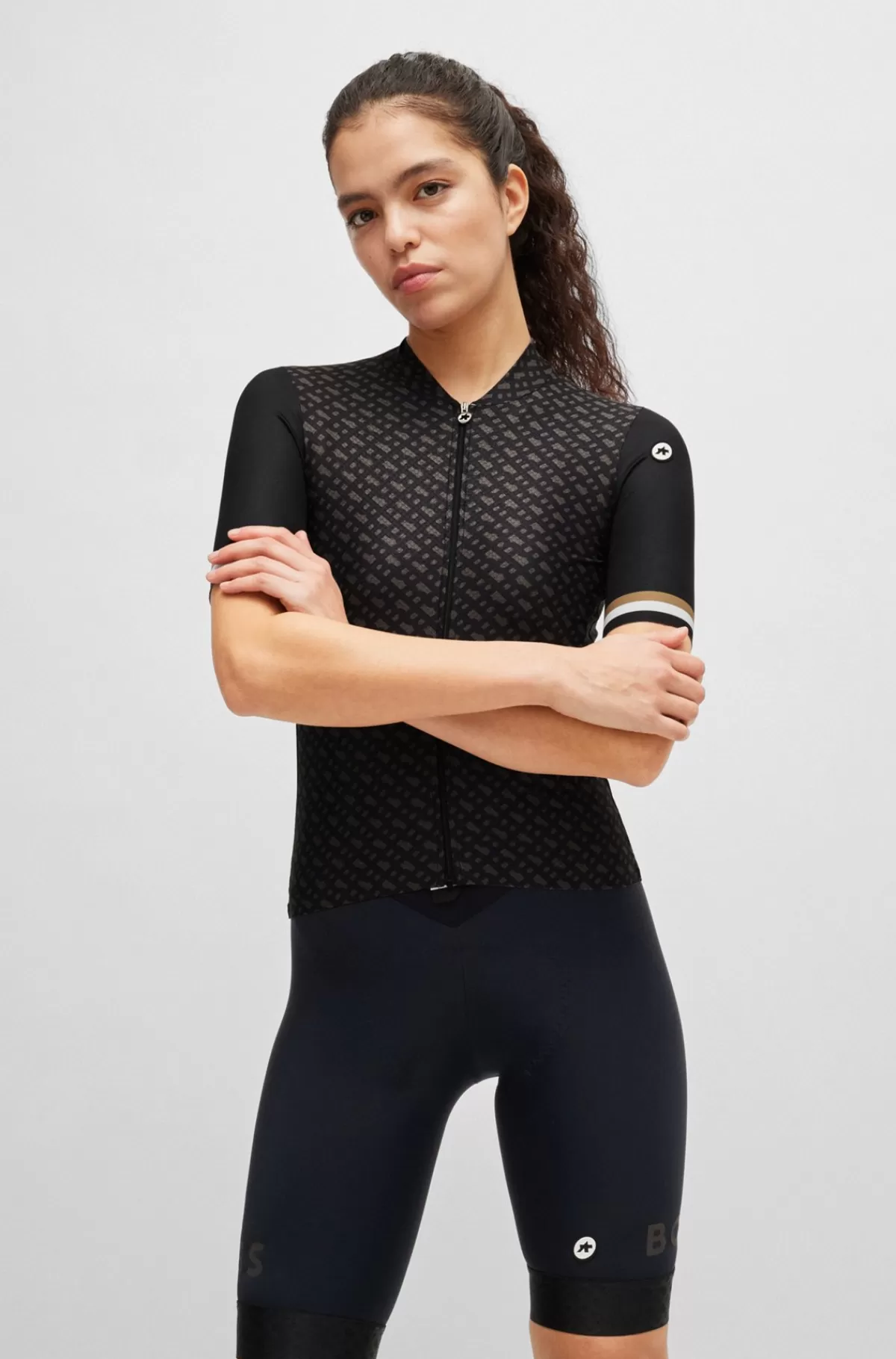 HUGO BOSS BOSS X ASSOS Træningstrøje Med Baglommer Med Stræk Til Sikker Opbevaring Af Småting Sort Clearance