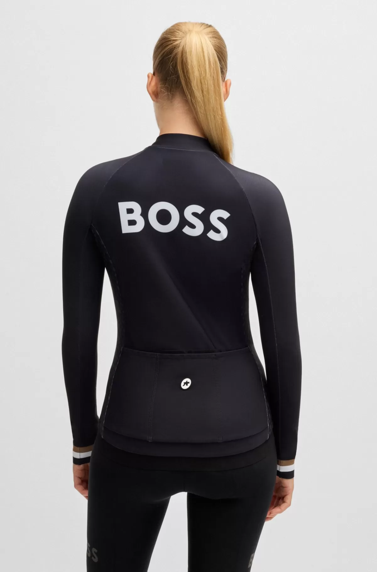 HUGO BOSS BOSS X ASSOS-træningsjersey I Med Tre Lommer Bagpå Sort Best