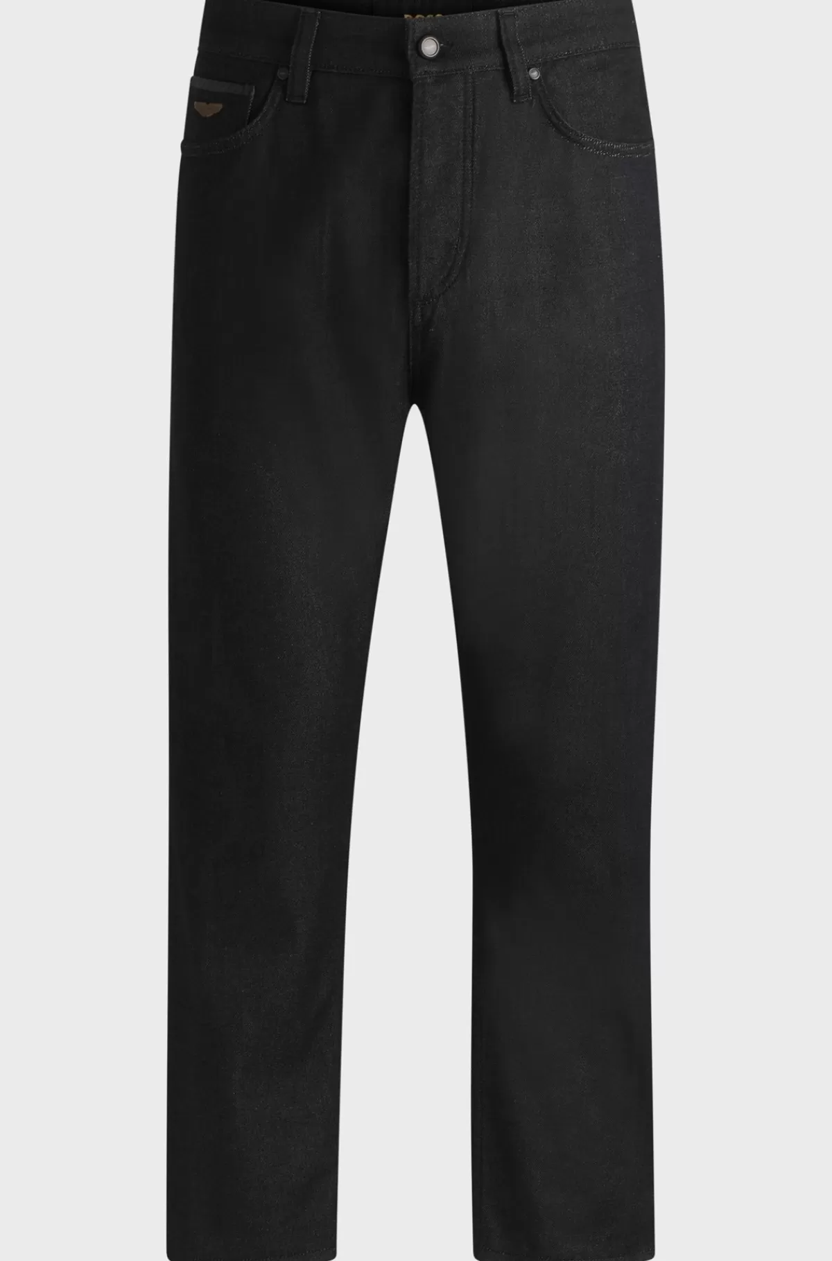 HUGO BOSS BOSS X ASTON MARTIN-jeans Med Regular Fit I Termoregulerende Denim Sort Clearance