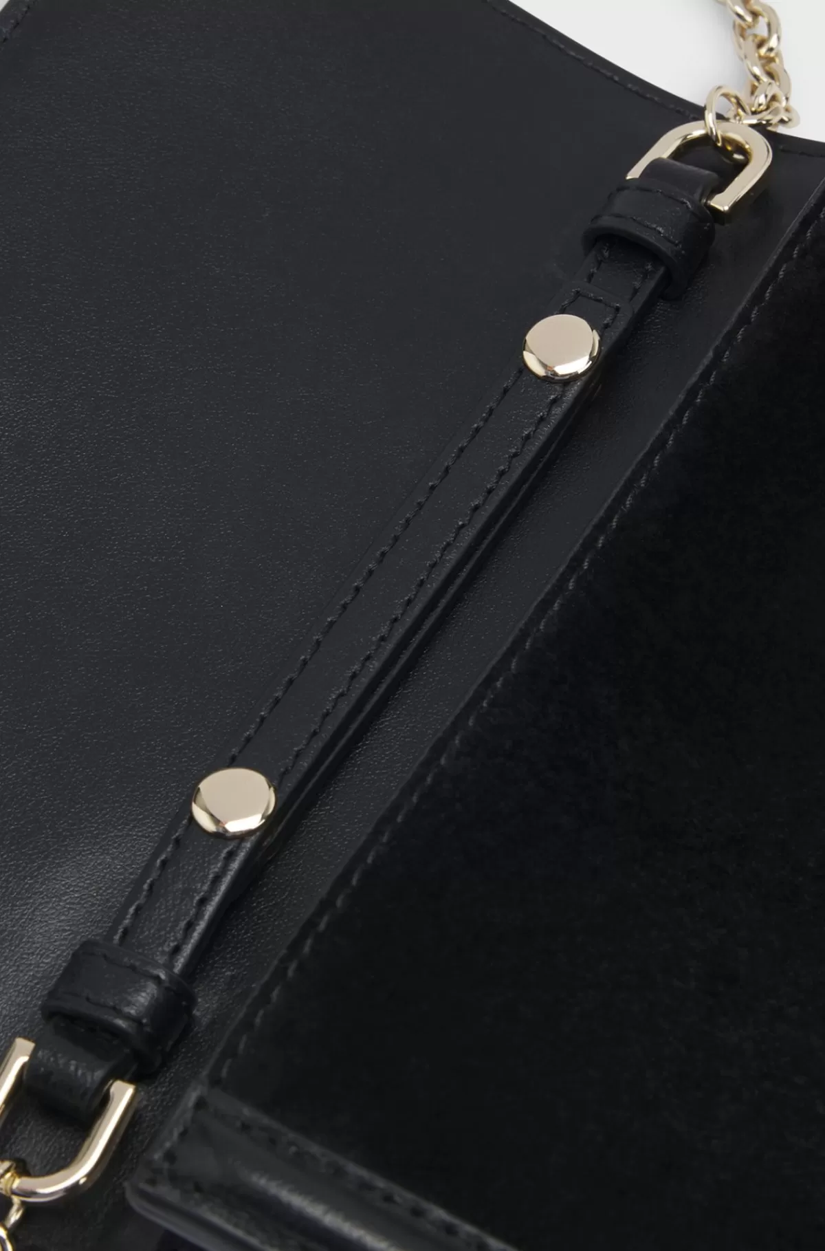 HUGO BOSS BOSS X Kinga Mathe-clutchtaske I Velour Med Brandet Lukning Sort Cheap