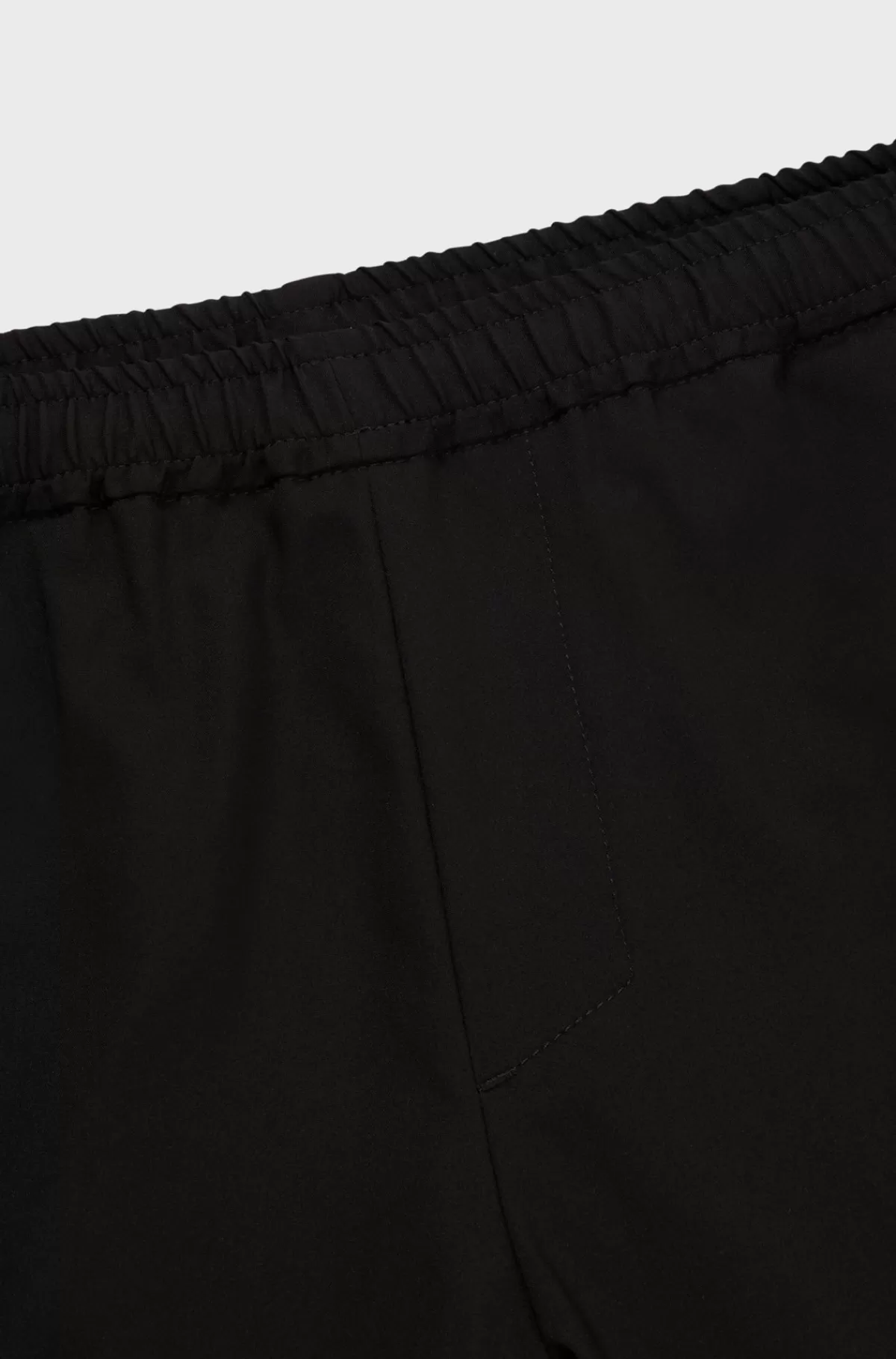 HUGO BOSS BOSS X MATTEO BERRETTINI Regular Fit Hurtigtørrende Shorts Med Logoprint Sort Fashion