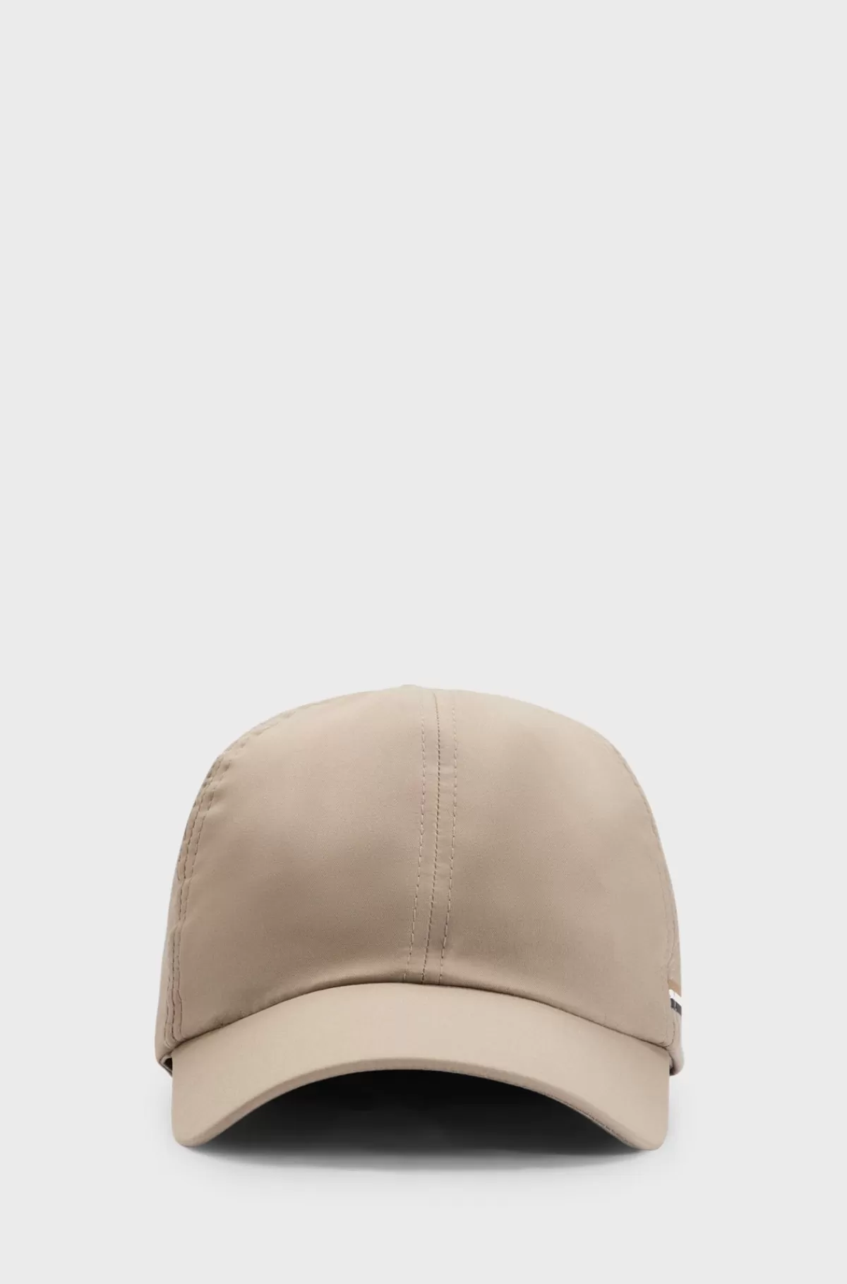 HUGO BOSS BOSS X Matteo Berrettini Vandskyende Kasket Med Signaturdetaljer Beige New