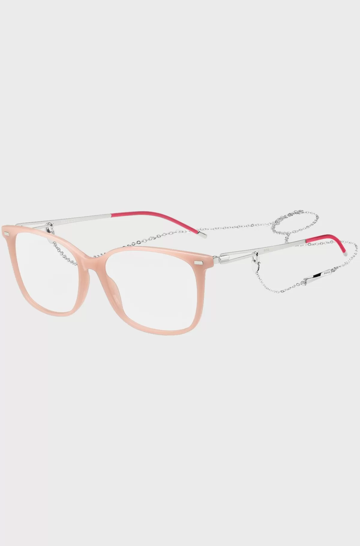 HUGO BOSS Briller Med Styrke I Lyserødt Acetat Med Brandet Kæde Assorteret-forpakket Clearance