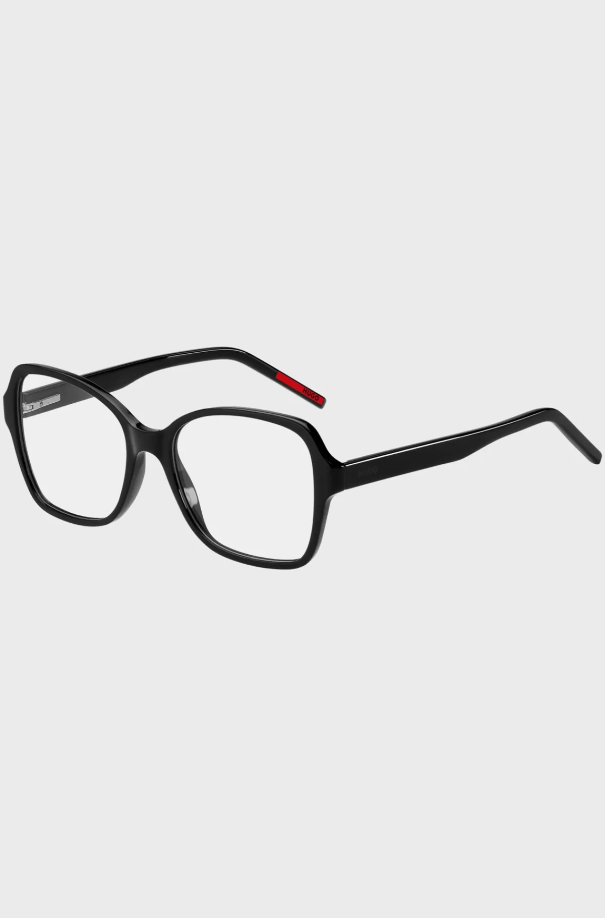 HUGO BOSS Briller Med Styrke I Acetat Med Brandede Tindinger Sort Best Sale
