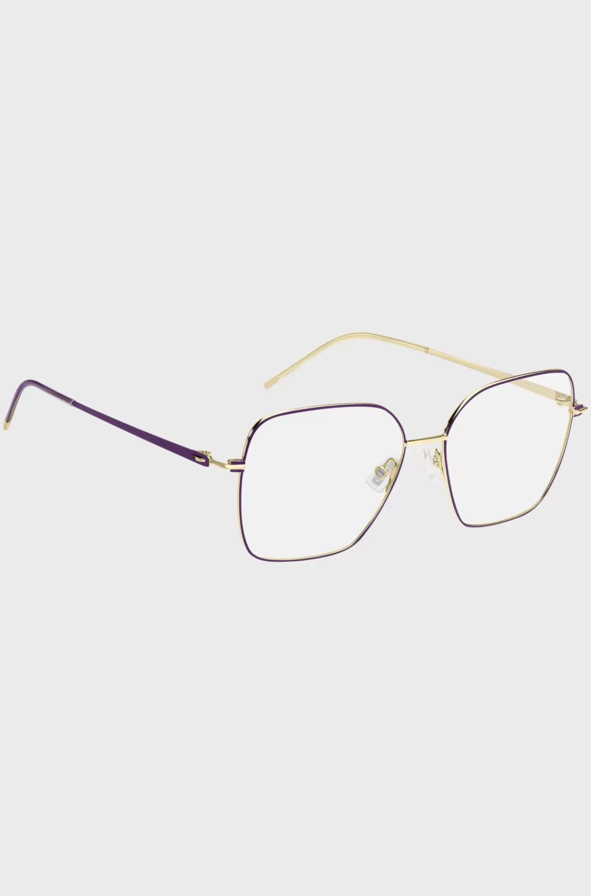 HUGO BOSS Briller Med Styrke Med Stel I Guldnuance Og Detaljer Lilla Cheap