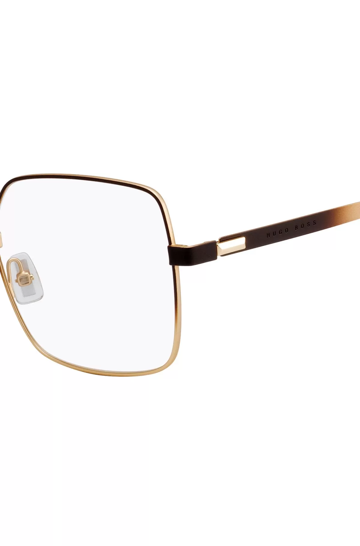 HUGO BOSS Brillestel Med Skyggeeffekt Til Briller Med Styrke Brun Best Sale