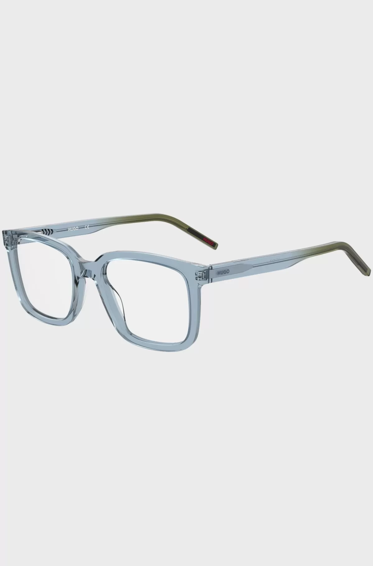 HUGO BOSS Brillestel Til Briller Med Styrke I Gennemsigtig Blå Og Grøn Acetat Lyseblå Discount