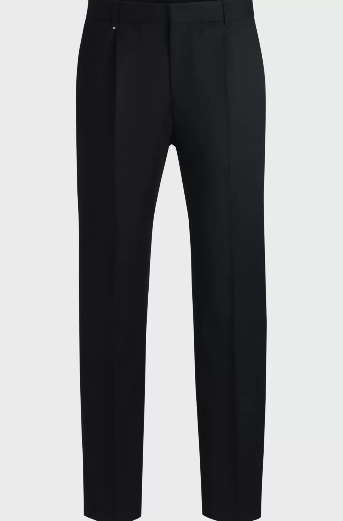 HUGO BOSS Bukser I Uld Med Stræk Fra BOSS SELECTED BY BECKHAM Mørkeblå Discount
