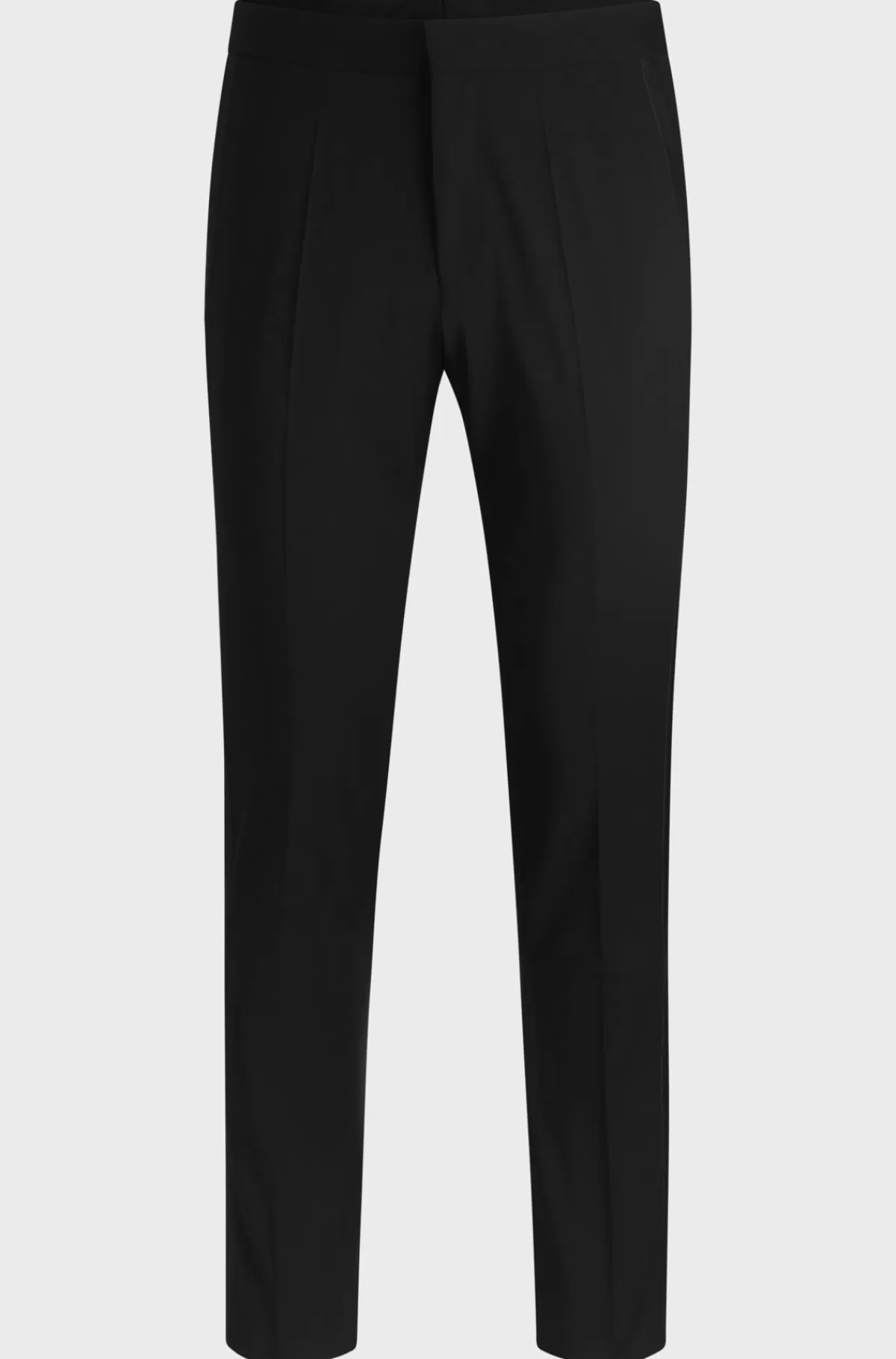 HUGO BOSS Bukser Med Extra Slim Fit I En Uldblanding Med Stræk Sort Hot