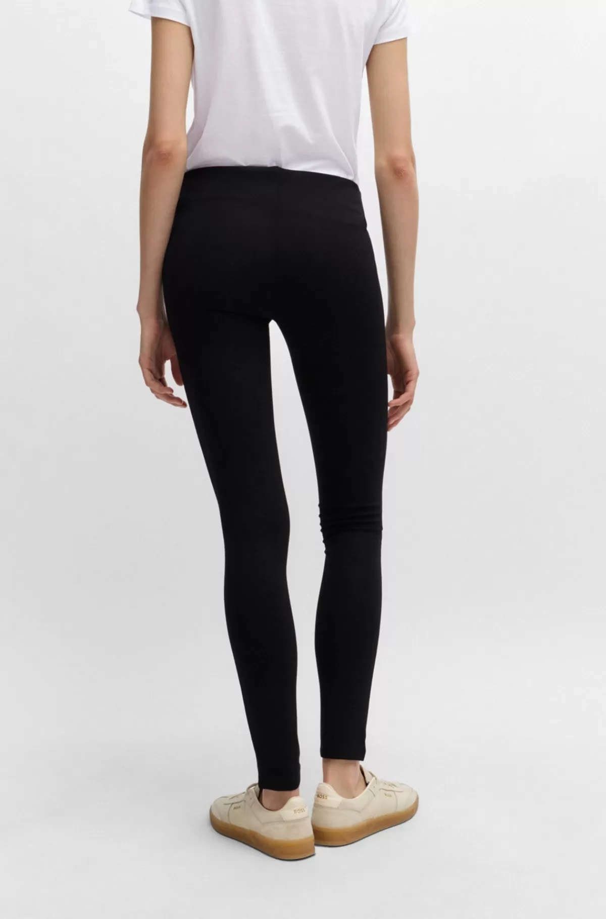 HUGO BOSS Bukser Med Extra Slim Fit I Jersey Med Stræk Sort Shop