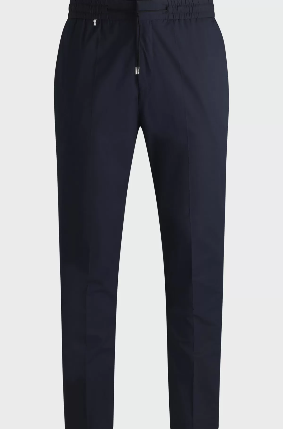 HUGO BOSS Bukser Med Extra Slim Fit I Vaskbar Bomuld Med Performance-stræk Mørkeblå Outlet