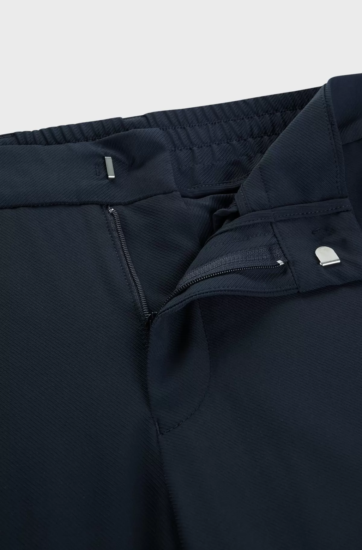 HUGO BOSS Bukser Med Moderne Fit I Krølresistent Performance-stof Med Stræk Mørkeblå Fashion