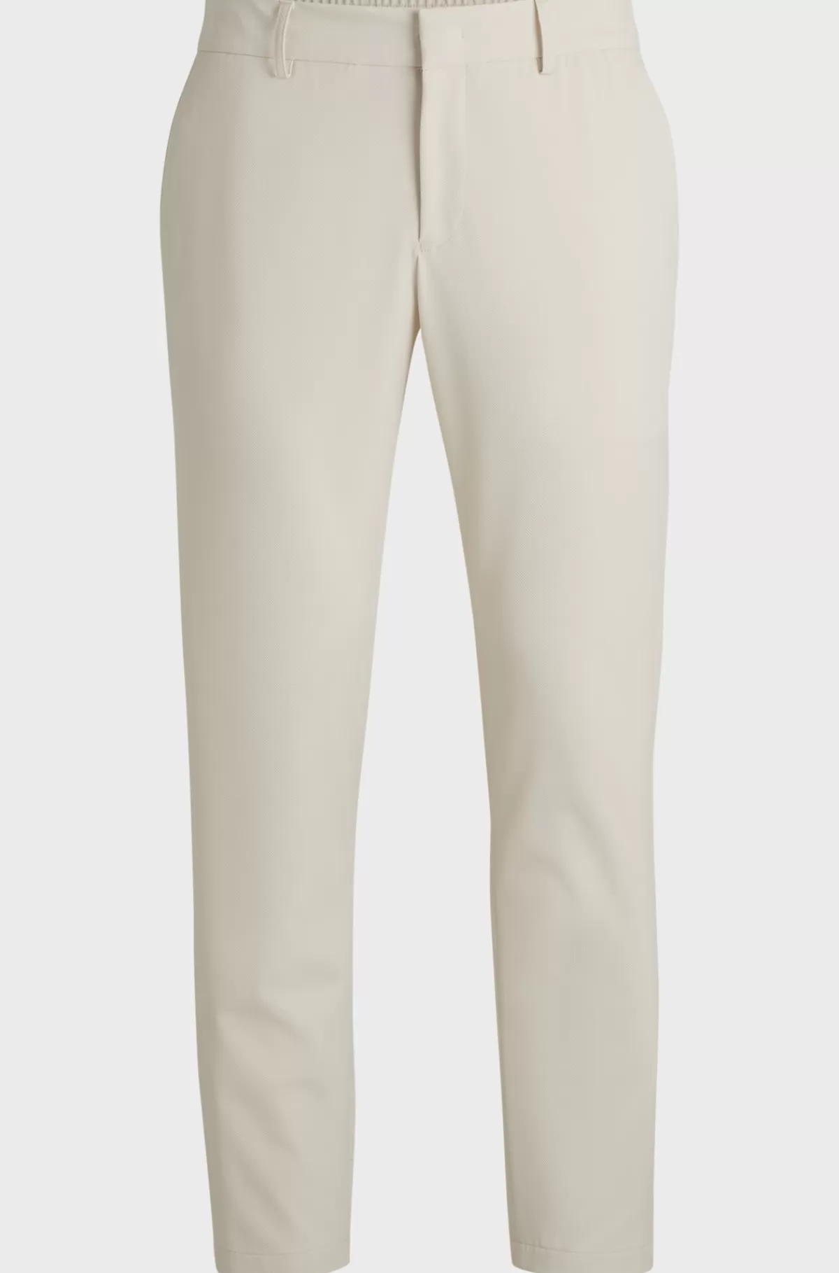 HUGO BOSS Bukser Med Moderne Fit I Krølresistent Performance-stof Med Stræk Hvid Online