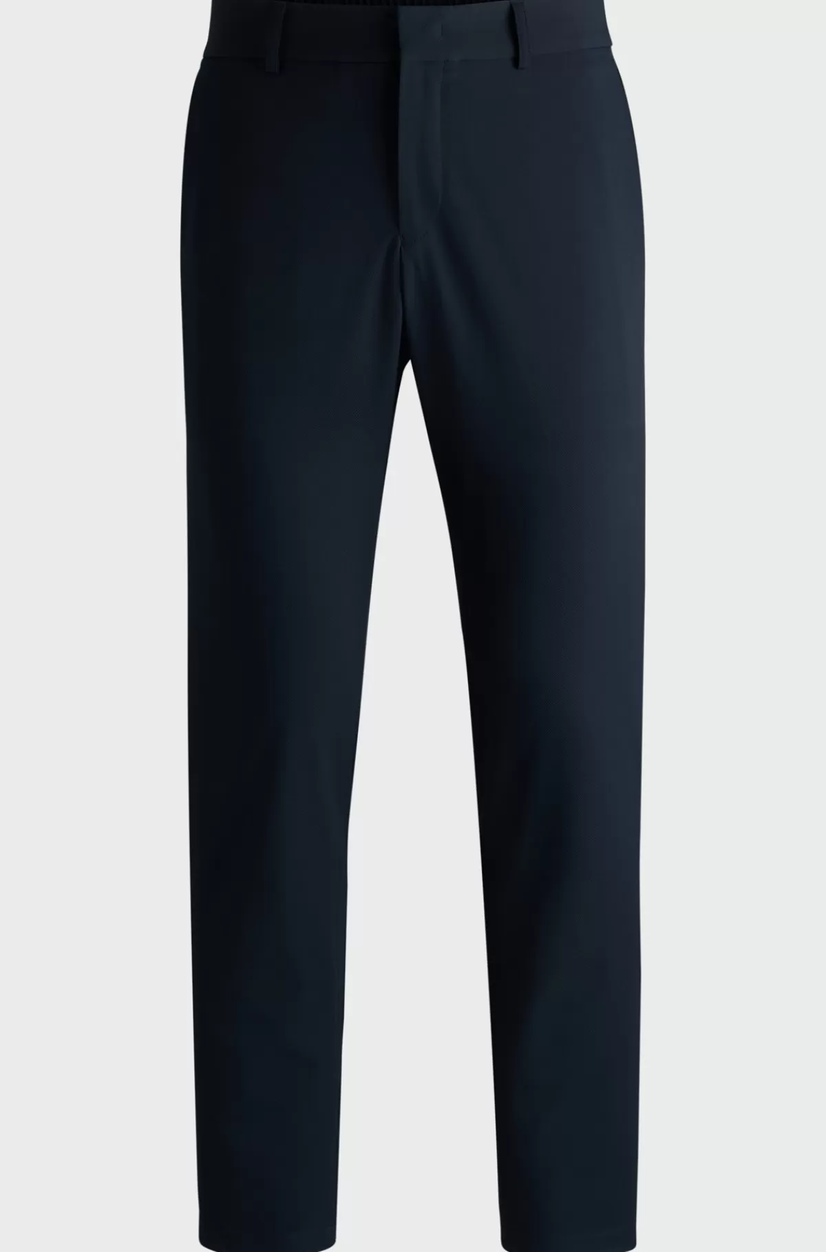 HUGO BOSS Bukser Med Moderne Fit I Krølresistent Performance-stof Med Stræk Mørkeblå Fashion