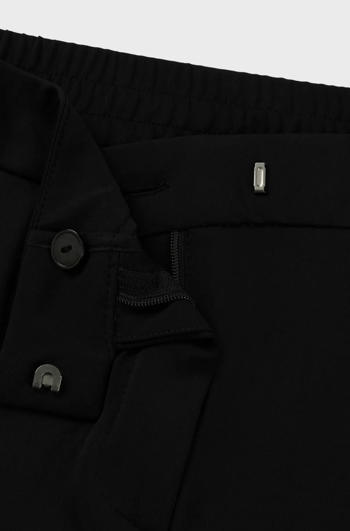 HUGO BOSS Bukser Med Slim Fit I Performance-stof Af Jersey Med Stræk Sort Online