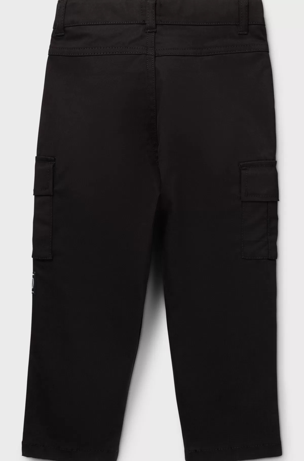 HUGO BOSS Bukser Til Børn Med Tapered Fit I Bomuldstwill Med Stræk Sort Flash Sale