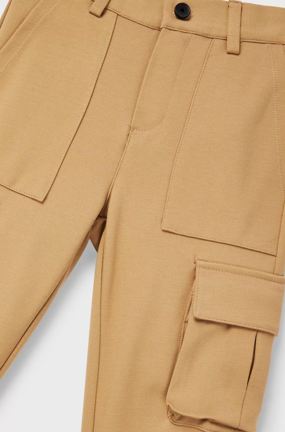 HUGO BOSS Cargobukser Til Børn Med Elastisk I Linningen Brun Clearance
