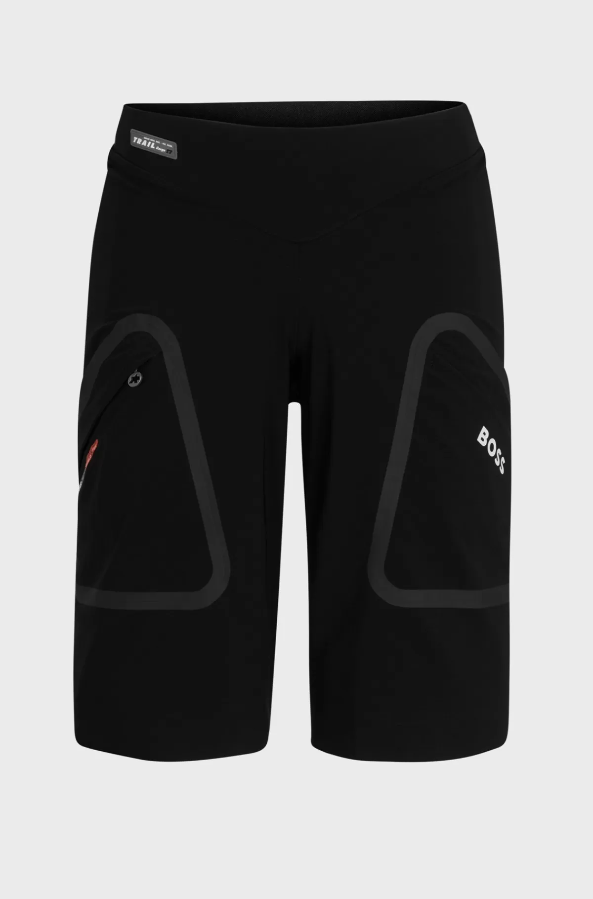 HUGO BOSS Cargoshorts Med Regular Fit Og Branding Fra BOSS X ASSOS Sort Flash Sale