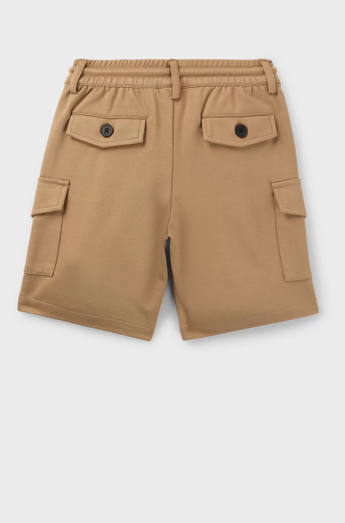 HUGO BOSS Cargoshorts Til Børn I Stof Med Stræk Med Snøre I Taljen Brun Cheap