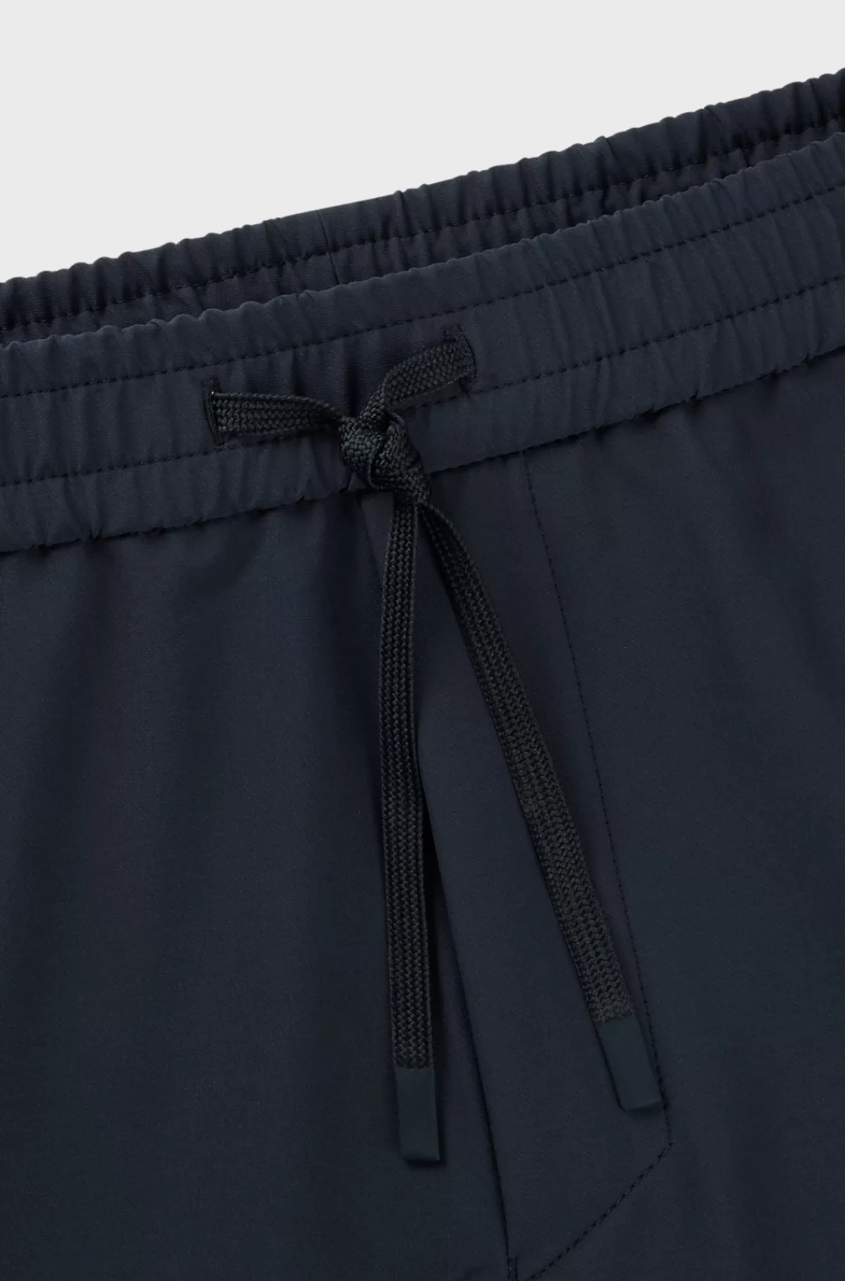 HUGO BOSS Chinos Med Tapered Fit I Strygelet Stof Med Stræk I Fire Retninger Mørkeblå Store