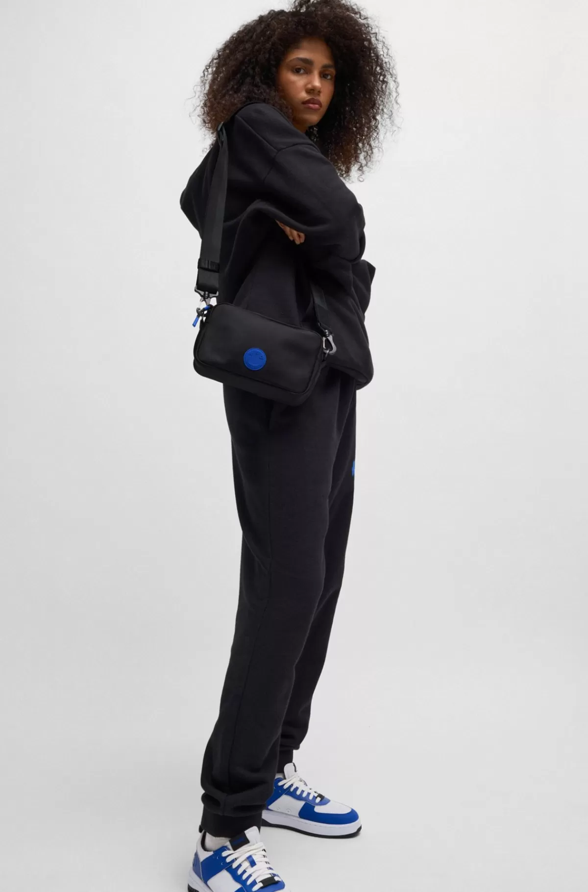 HUGO BOSS Crossbodytaske Med Smileylogo Sort Best