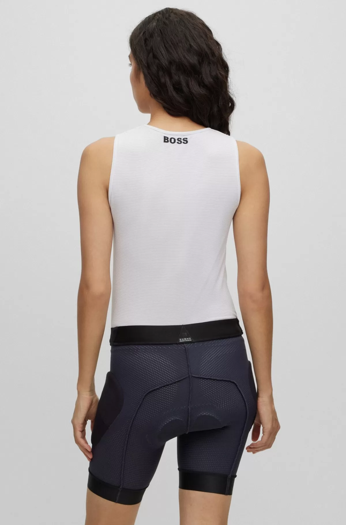 HUGO BOSS Cykelshorts Fra BOSS X ASSOS Med Stødabsorberende Skum Mørkegrå Store