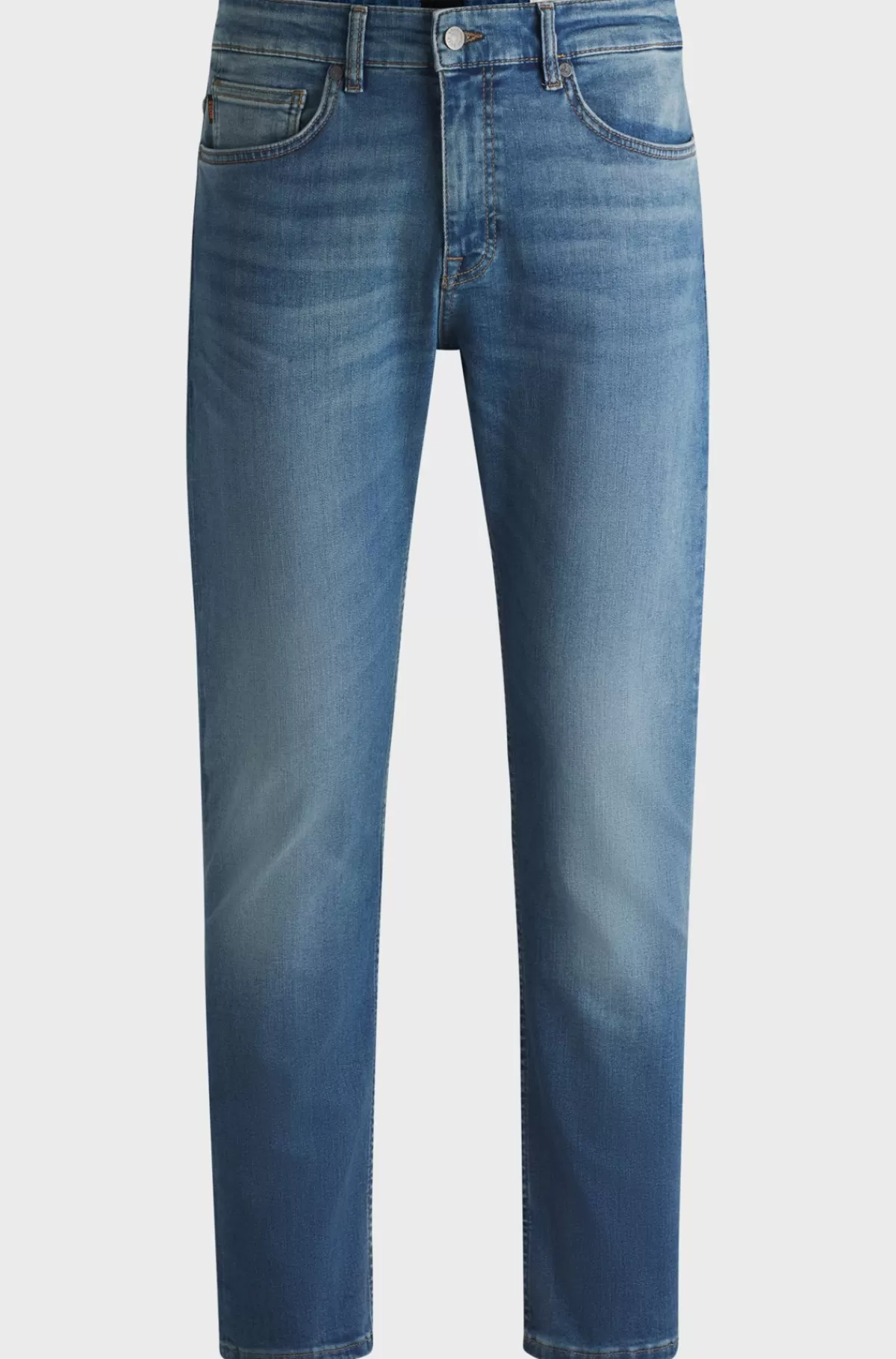 HUGO BOSS Delaware Jeans Med Slim Fit I Ekstra Blød Og Smidig Denim Blå Store
