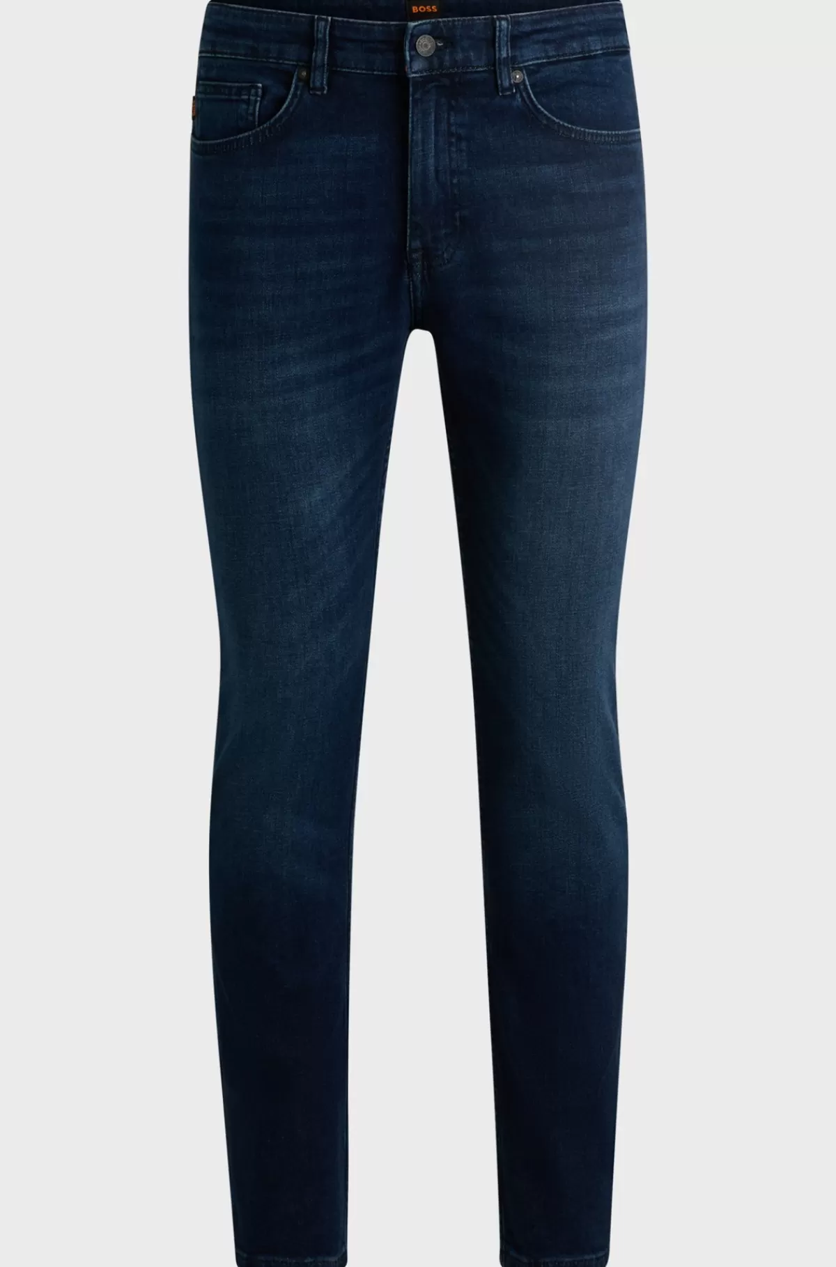 HUGO BOSS Delaware Slim Fit Jeans I Denim Med Behageligt Stræk Mørkeblå Store