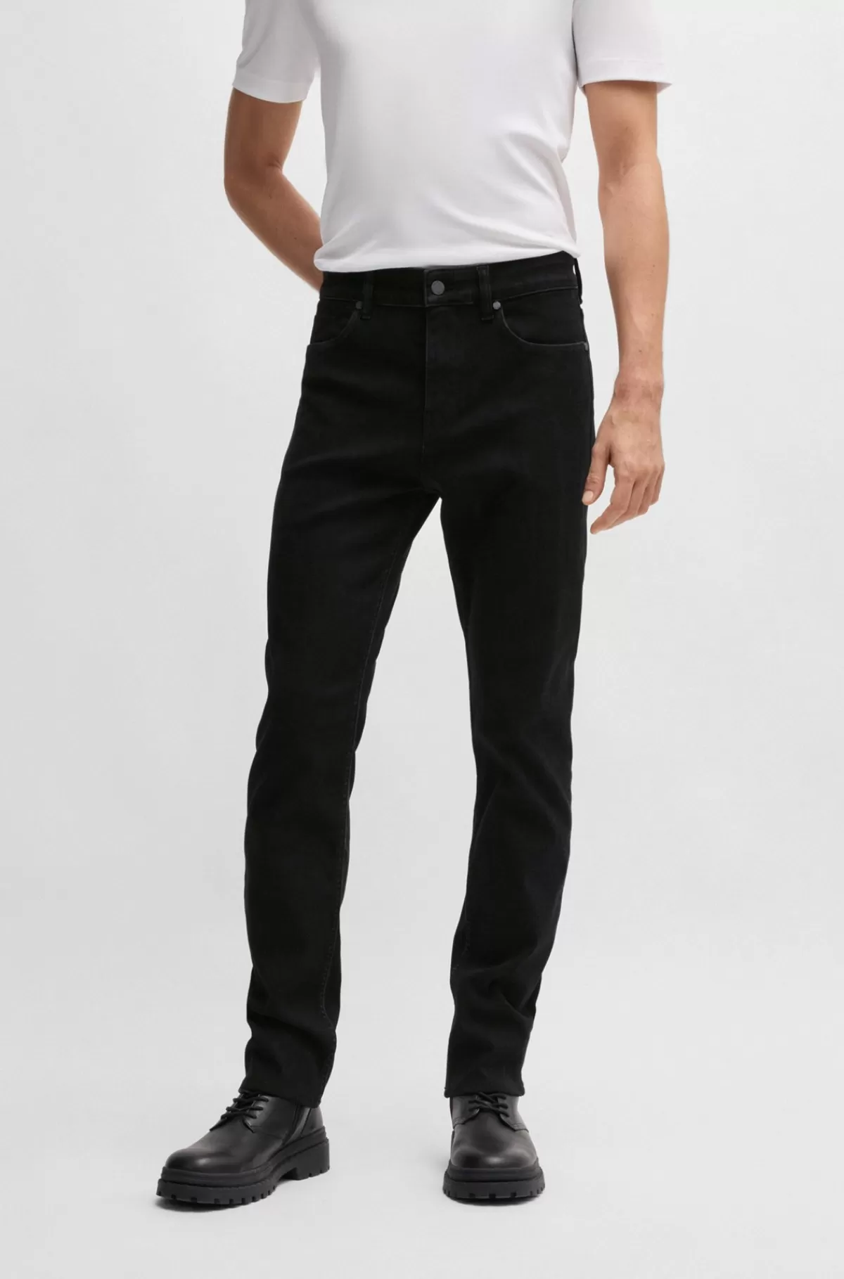 HUGO BOSS Delaware-jeans Med Slim Fit Fra BOSS SELECTED BY BECKHAM Sort Online