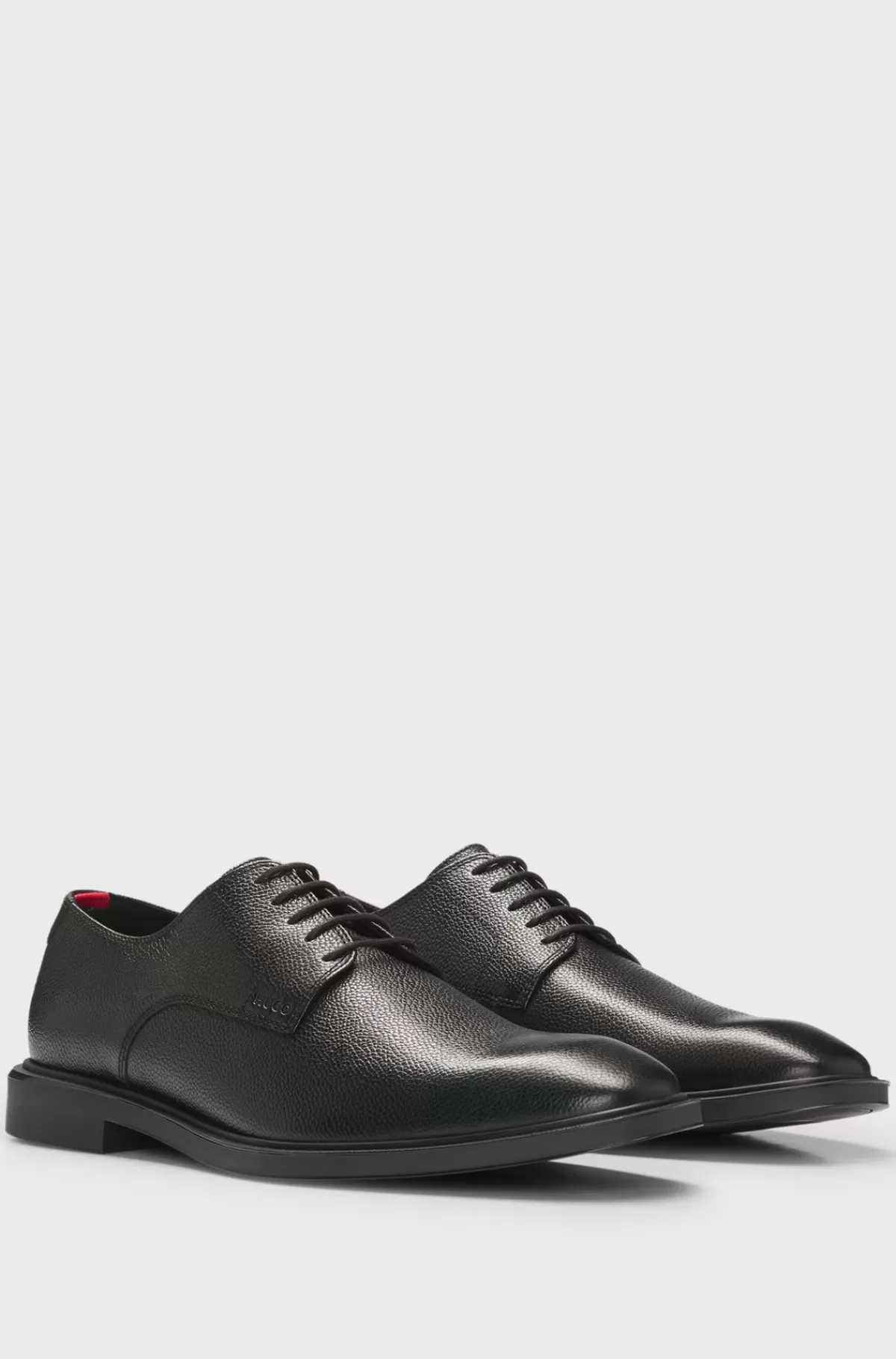 HUGO BOSS Derbysko I Kornet Læder Sort Flash Sale