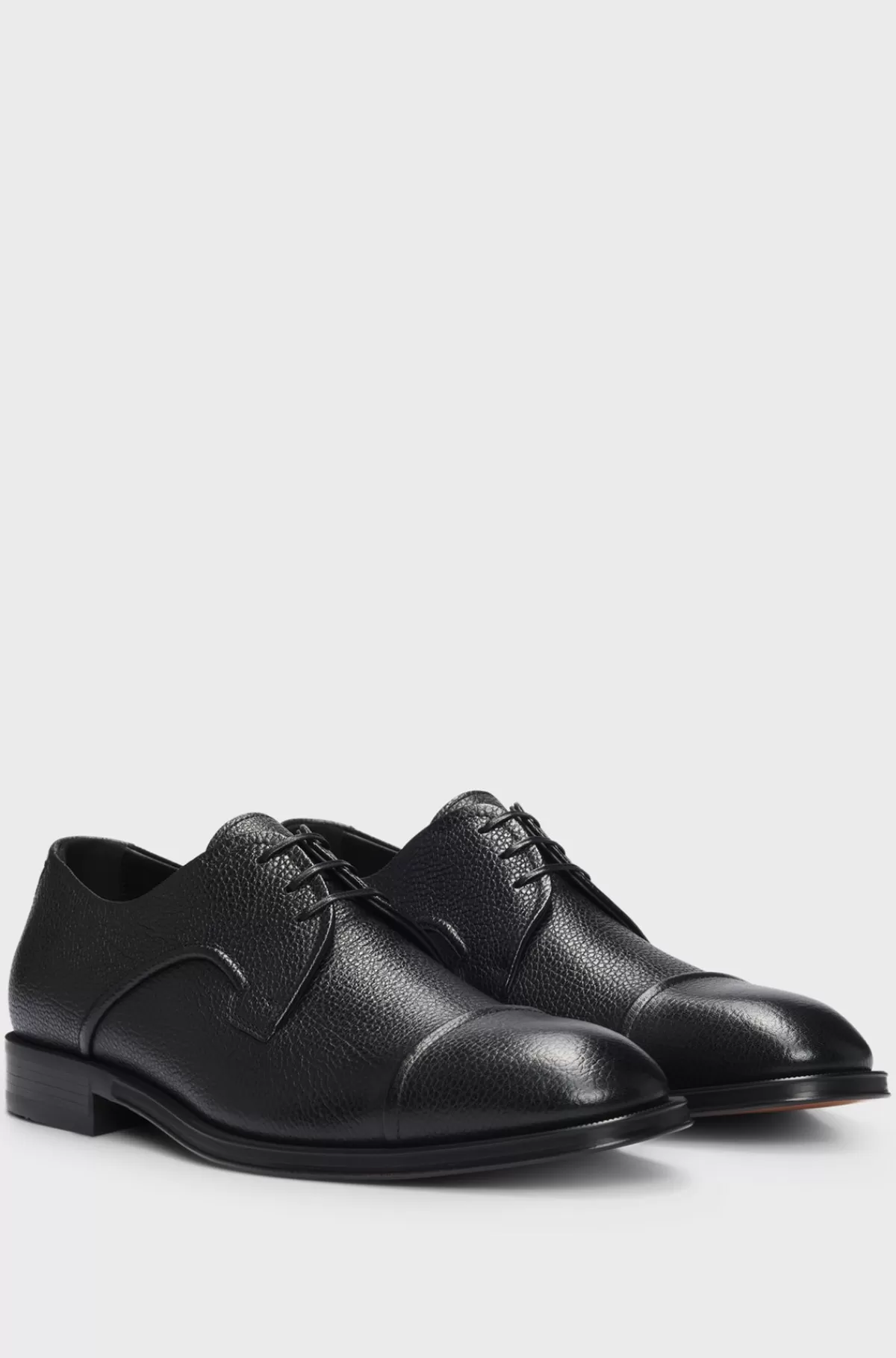 HUGO BOSS Derbysko I Narvlæder Med Anti-slip-sål Sort New
