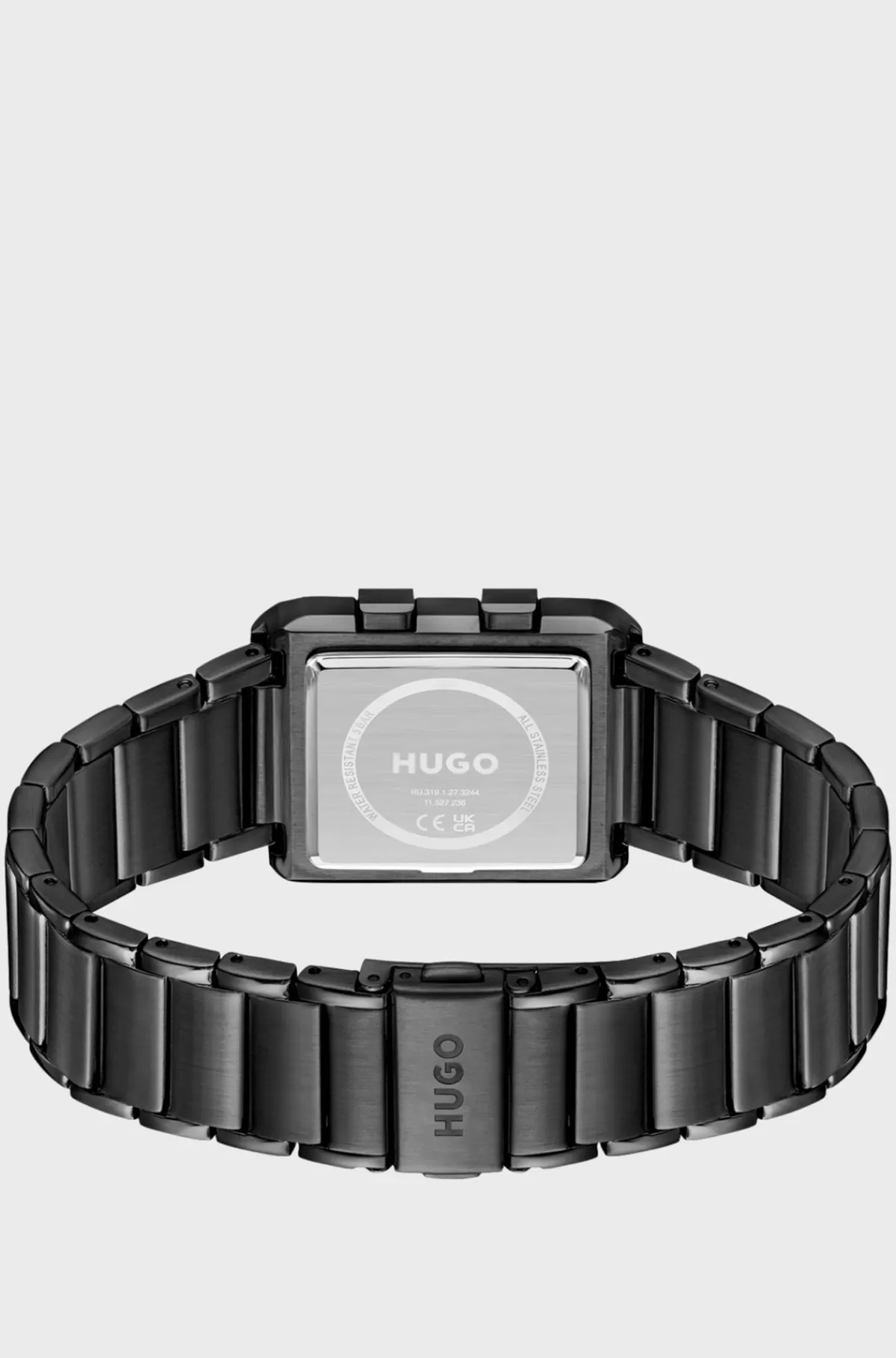 HUGO BOSS Digitalt Armbåndsur Med Kæderem Og Urskive Sort Flash Sale
