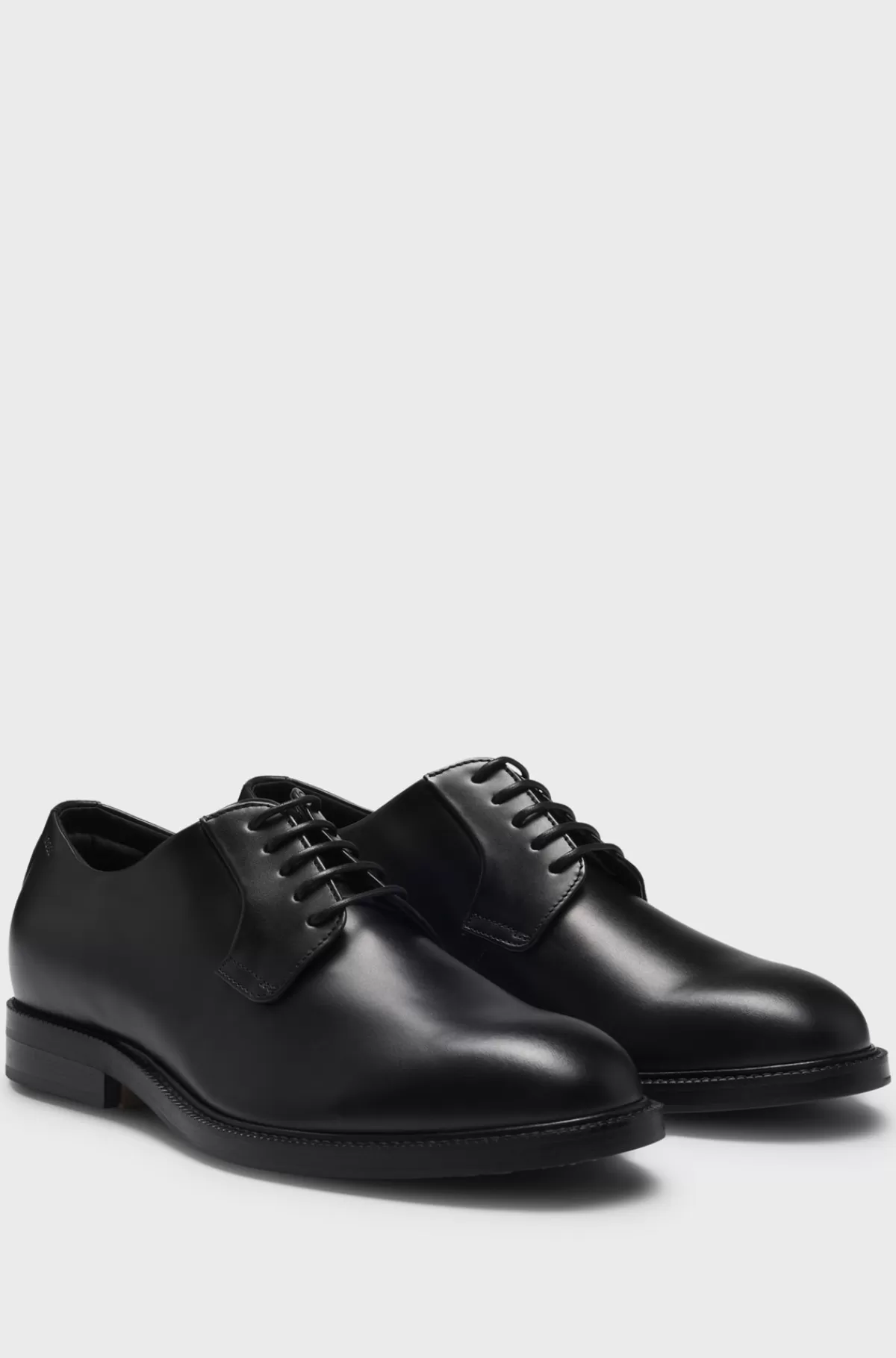 HUGO BOSS Dressletic Derbysko I Læder Sort Fashion