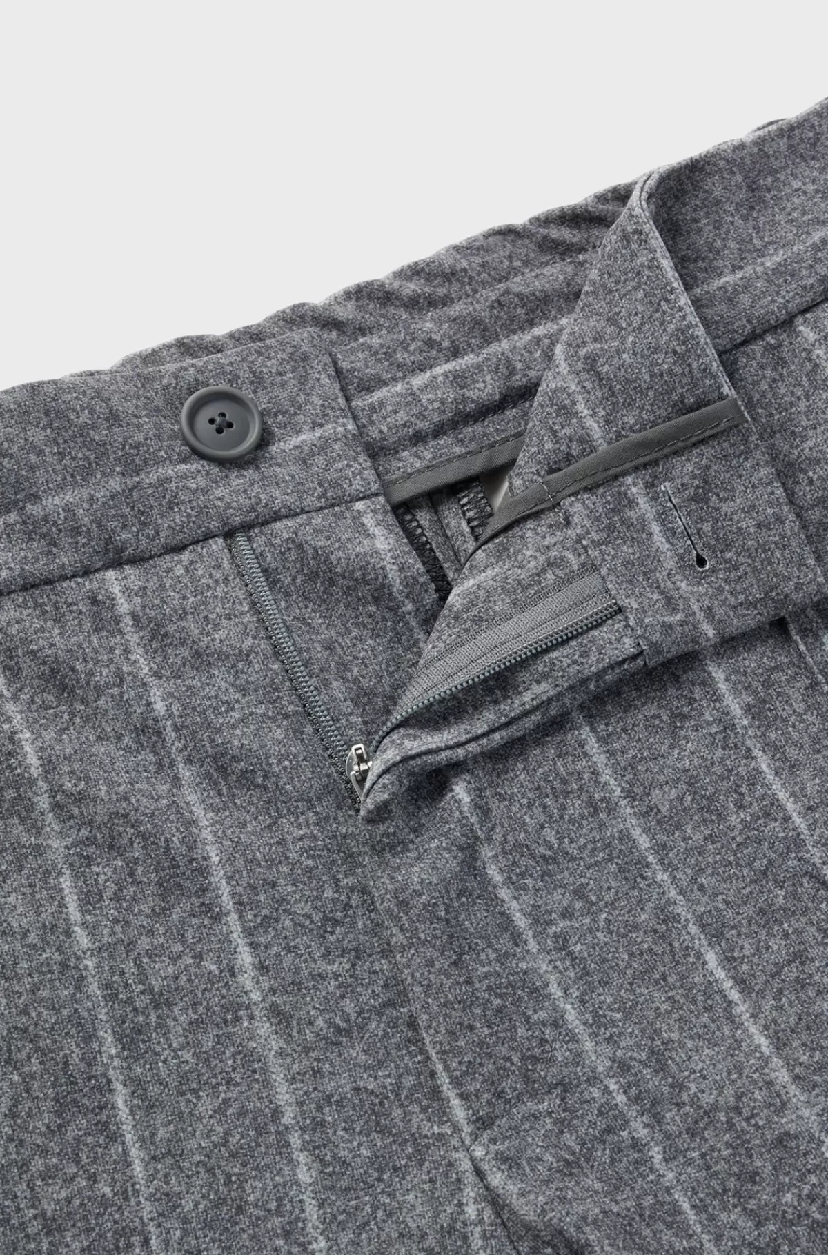 HUGO BOSS Dressletic-bukser Med Tapered Fit I Stribet Jersey Med Performance-stræk Grå Best Sale