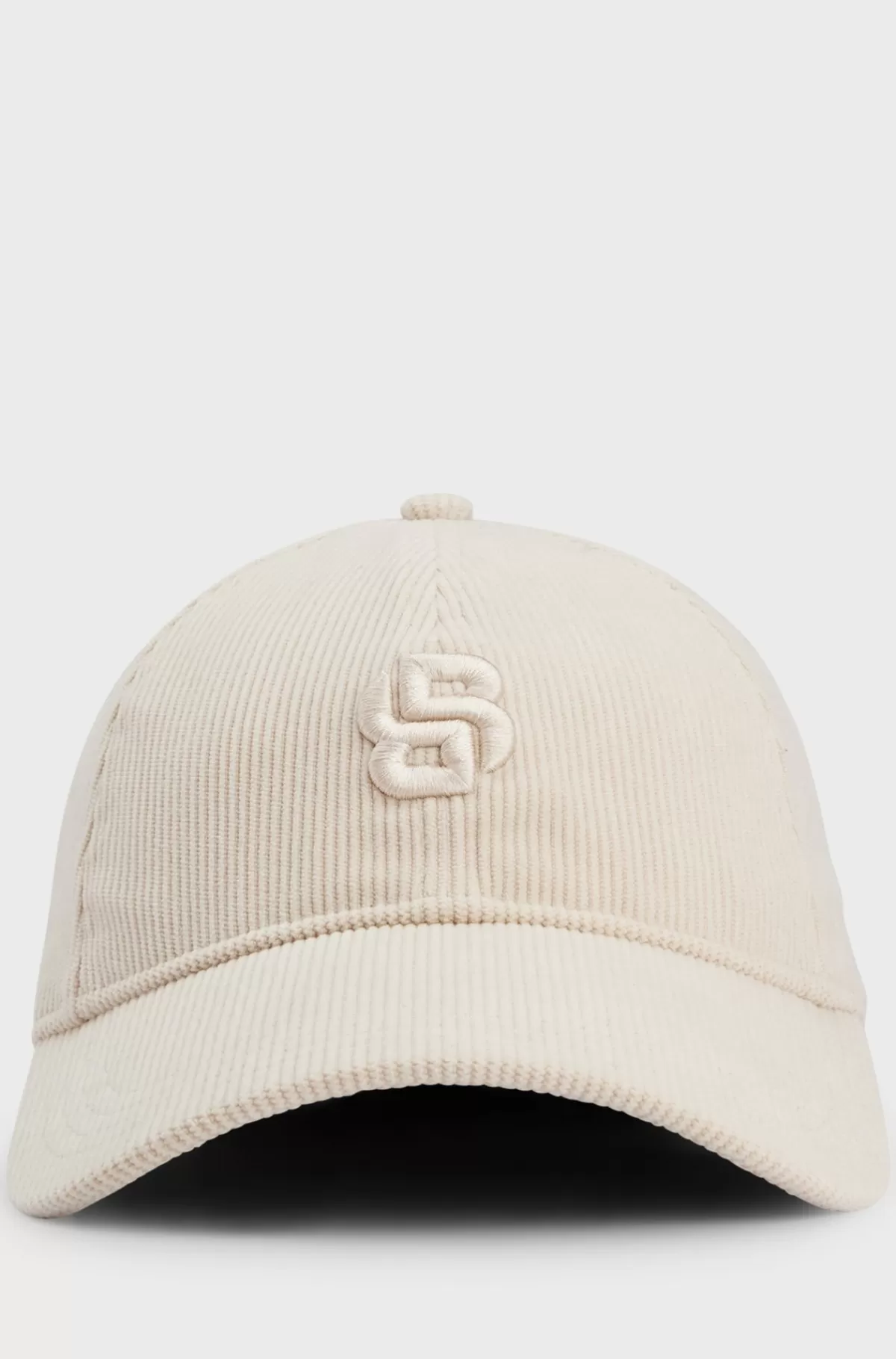 HUGO BOSS Fløjlskasket Med Broderet Double B-monogram Lys beige Cheap